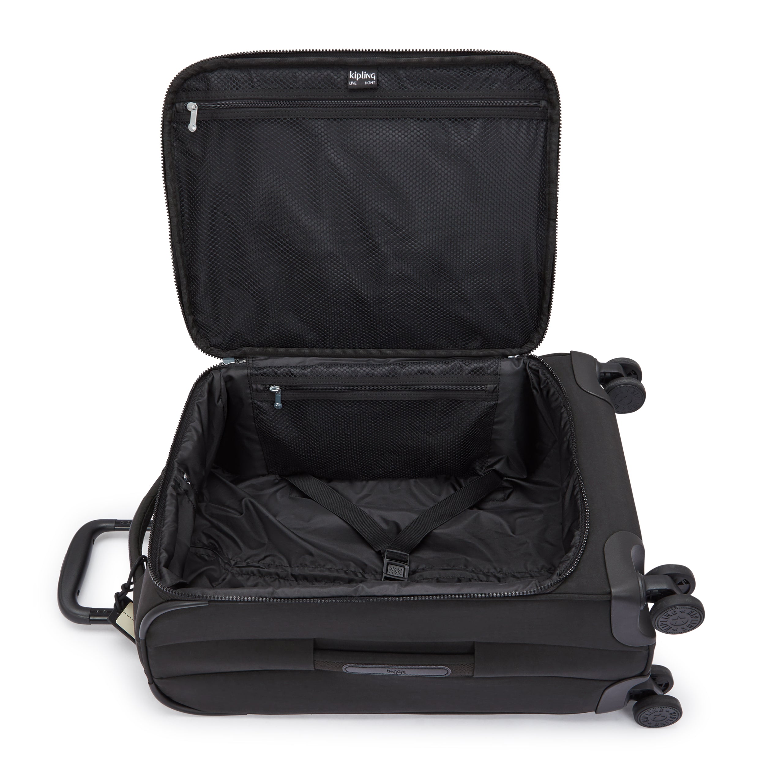 Kipling New Youri Spin S Black Noir Small Cabin Spinner C2I7504-P39