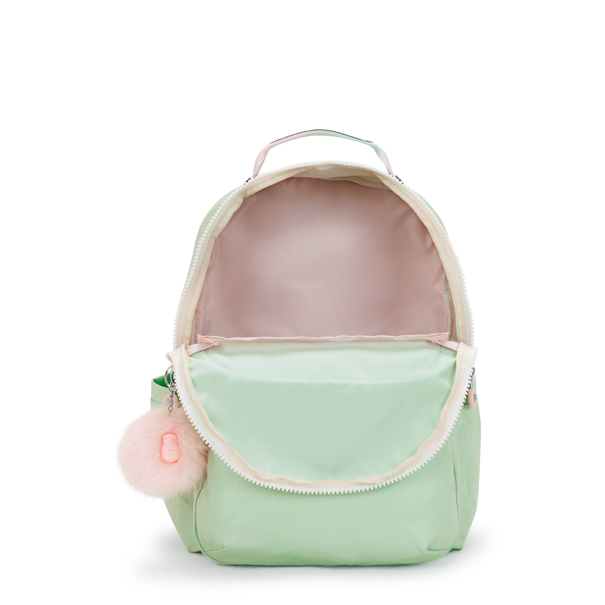 Kipling Seoul College Soft Green Met Large Backpack C2I7547-5KY
