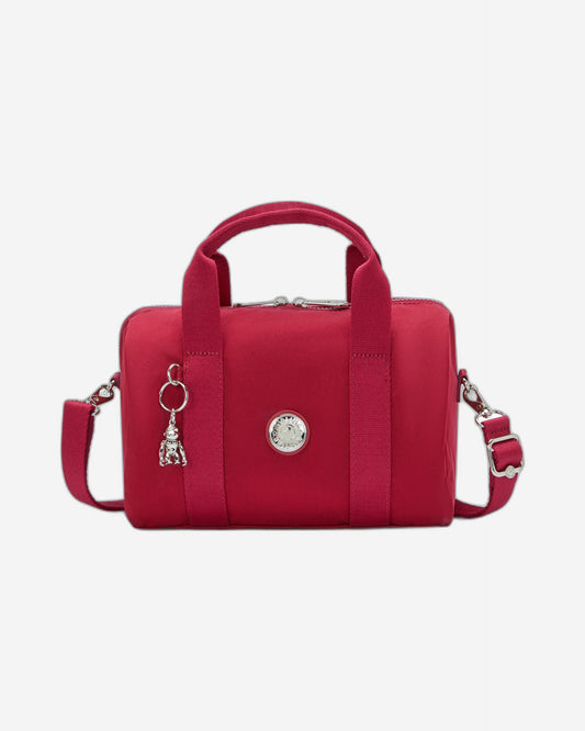 Kipling Bina M Red Red Wine Medium Handbag I7571-6SE