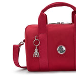 Kipling Bina M Red Red Wine Shoulder Bag I7571-6SE
