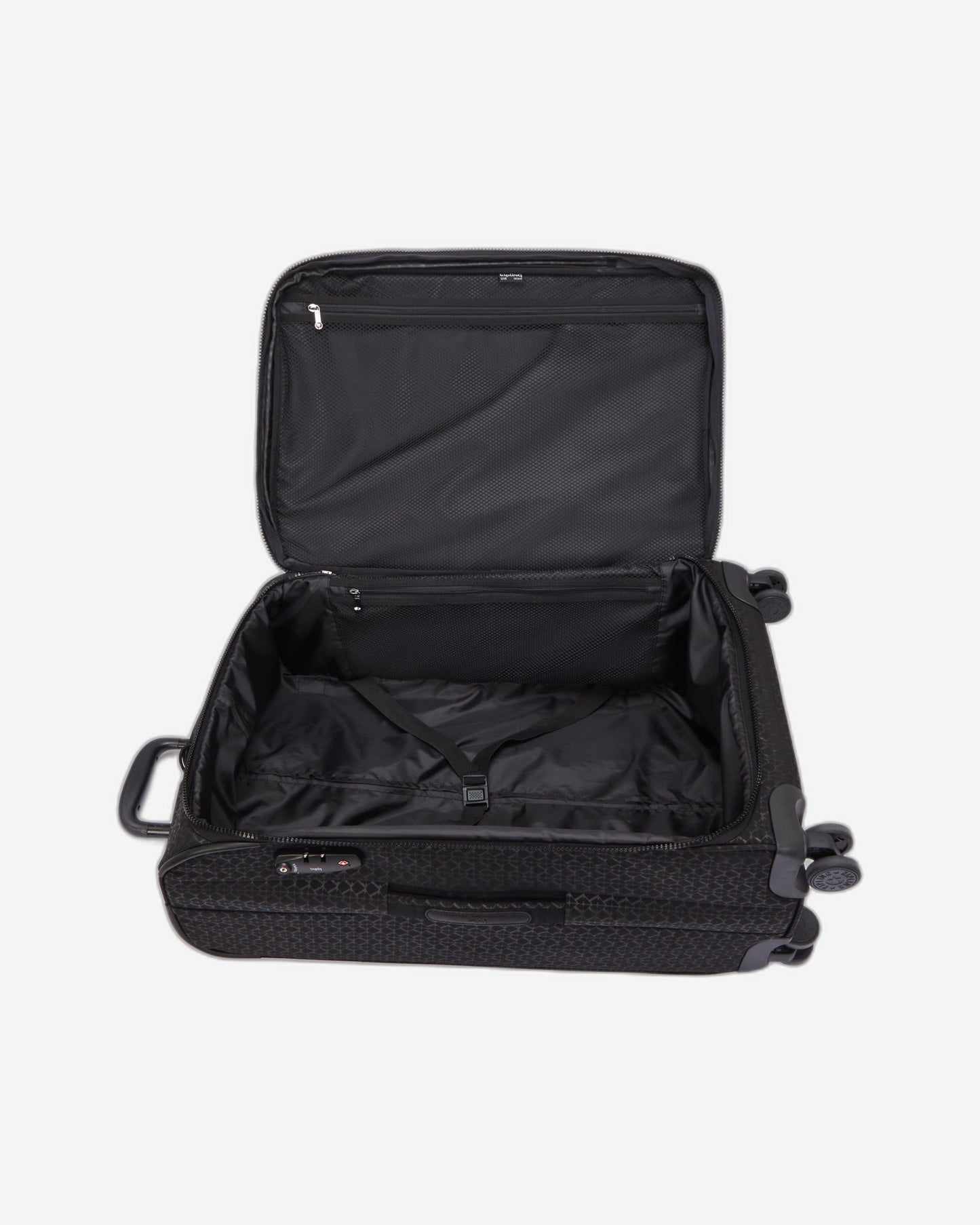 Kipling New Youri Spin M Signature Emb Medium Expandable Spinner C2I7575-K59