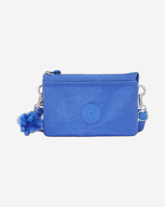 Kipling Riri Havana Blue Large Pouch with Crossbody Strap C2I7590-JC7