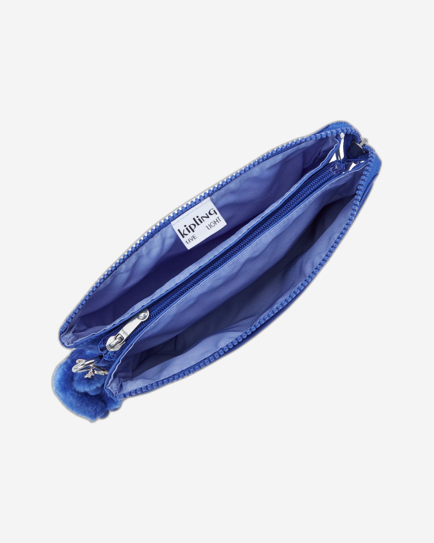 Kipling Riri Havana Blue Large Pouch with Crossbody Strap C2I7590-JC7