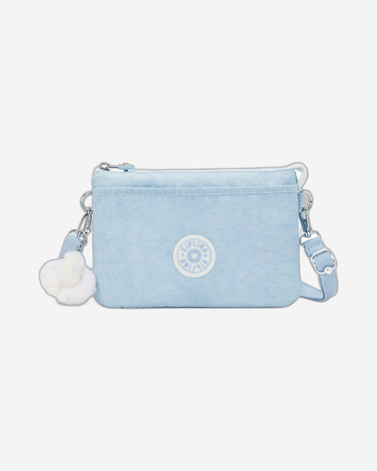 Kipling Riri Frost Blue Bl Large Pouch with Crossbody Strap C2I7590-LZ8