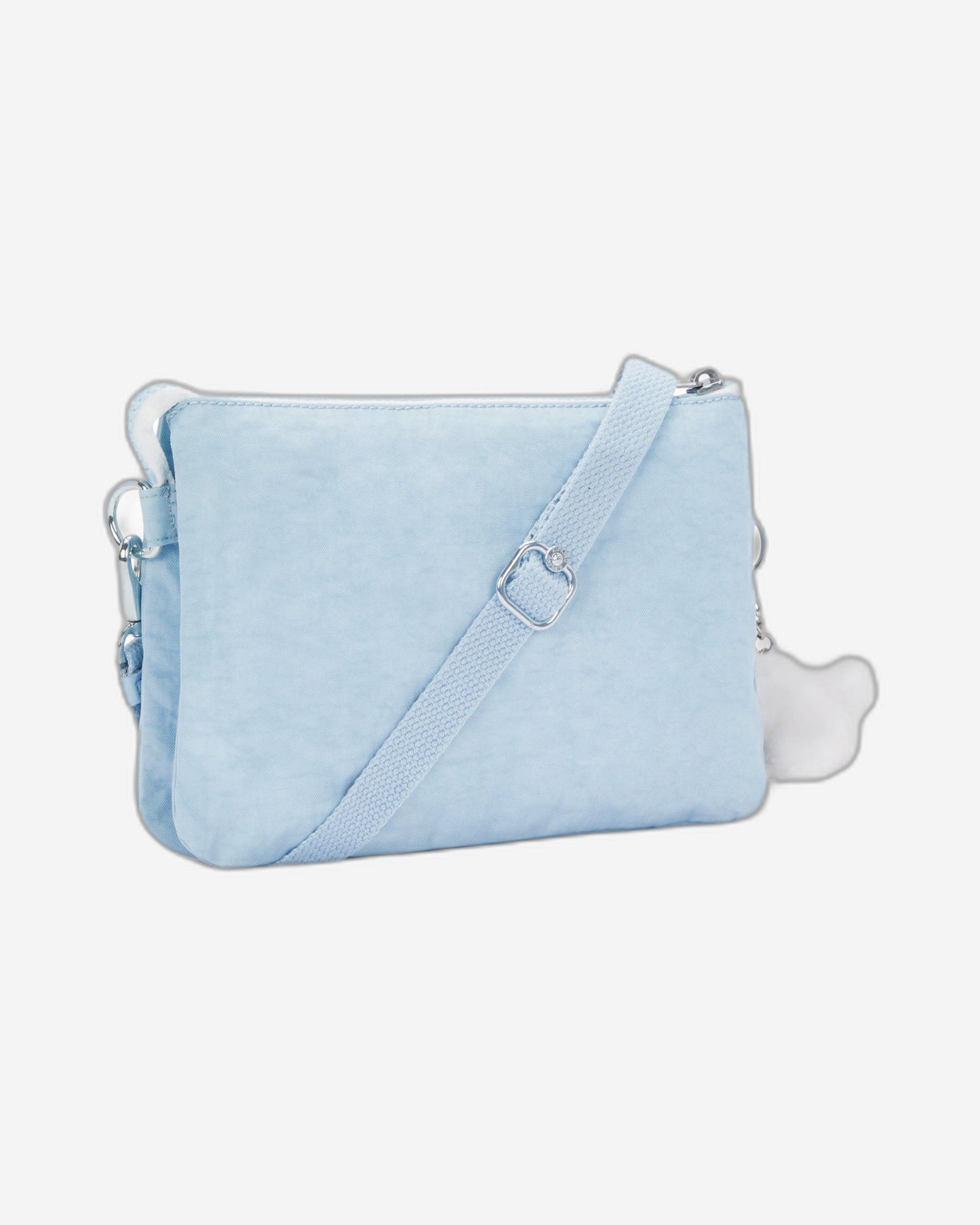 Kipling Riri Frost Blue Bl Large Pouch with Crossbody Strap C2I7590-LZ8