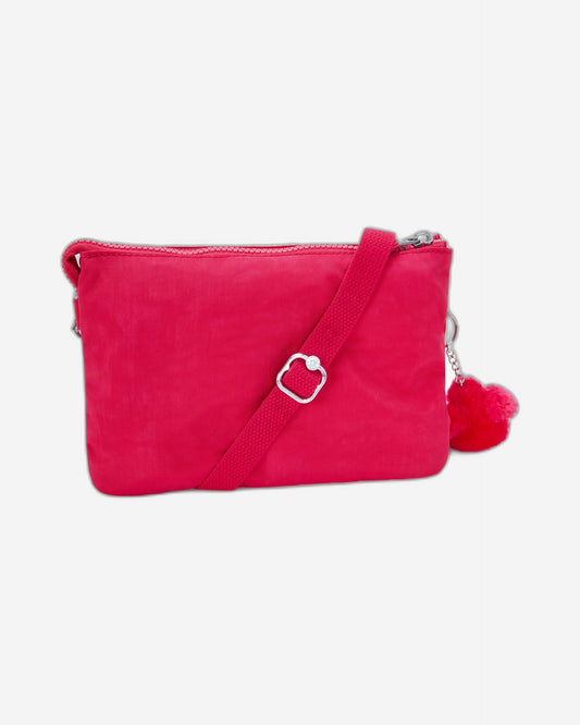 Kipling Riri Confetti Pink Large Pouch with Crossbody Strap C2I7590-T73