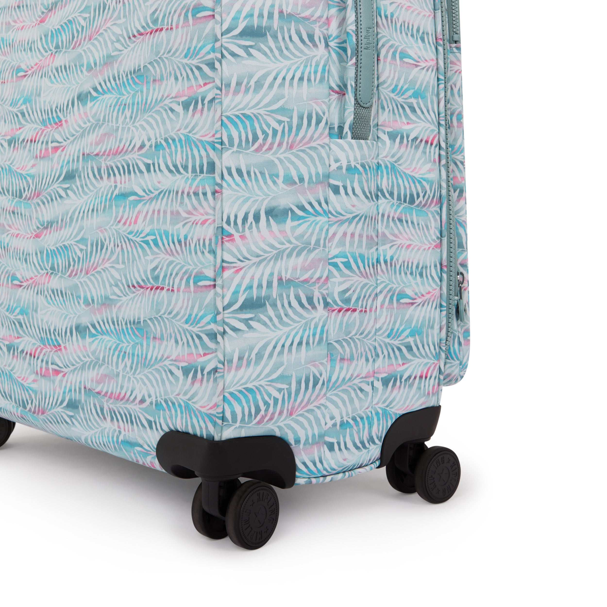 Kipling New Youri Spin L Palmtree Leaves Large Expandable Wheeled Luggage I7640-3QN