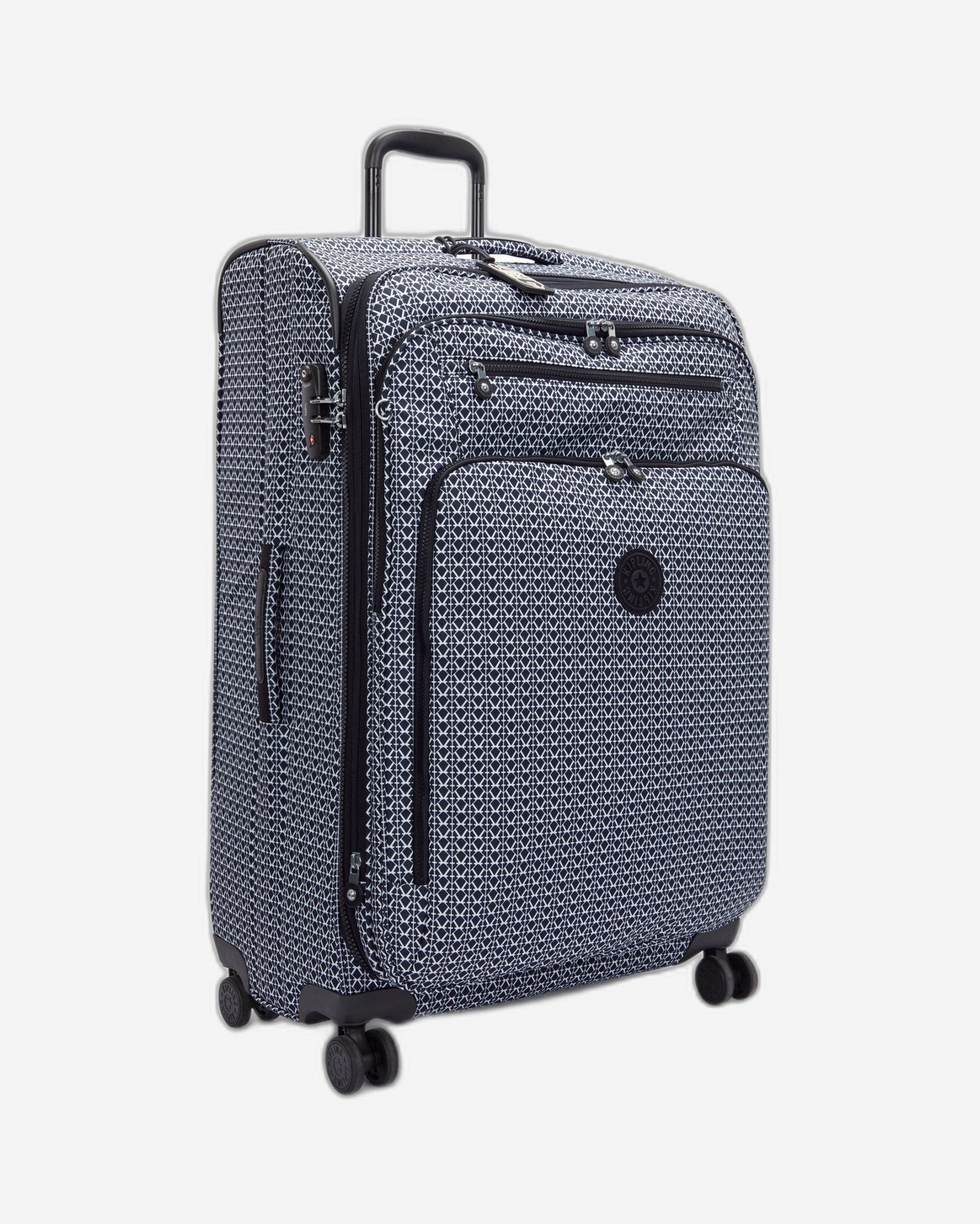 Kipling New Youri Spin Signature Print Large Expandable Spinner C2I7640-DD2