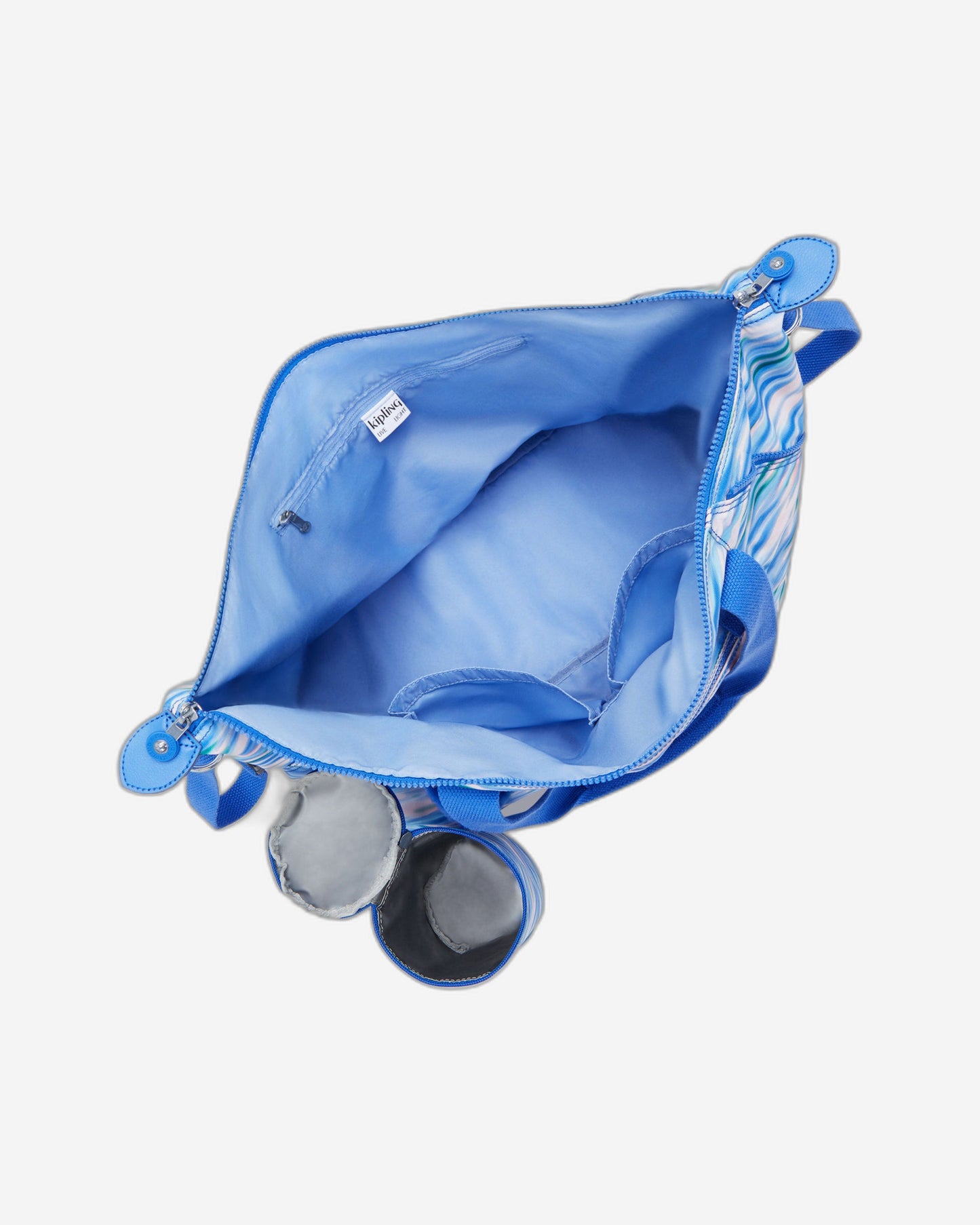 Kipling Art M Baby Bag Diluted Blue Large Baby Bag with Changing Mat C2I7666-TX9