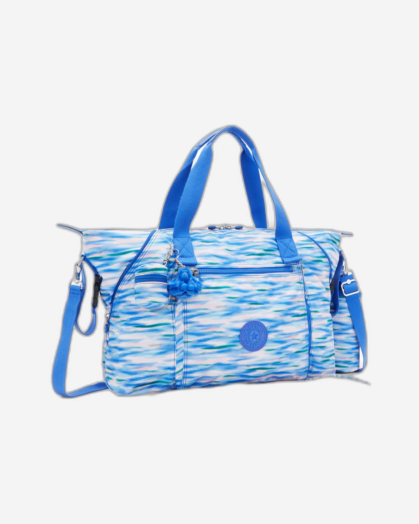 Kipling Art M Baby Bag Diluted Blue Large Baby Bag with Changing Mat C2I7666-TX9