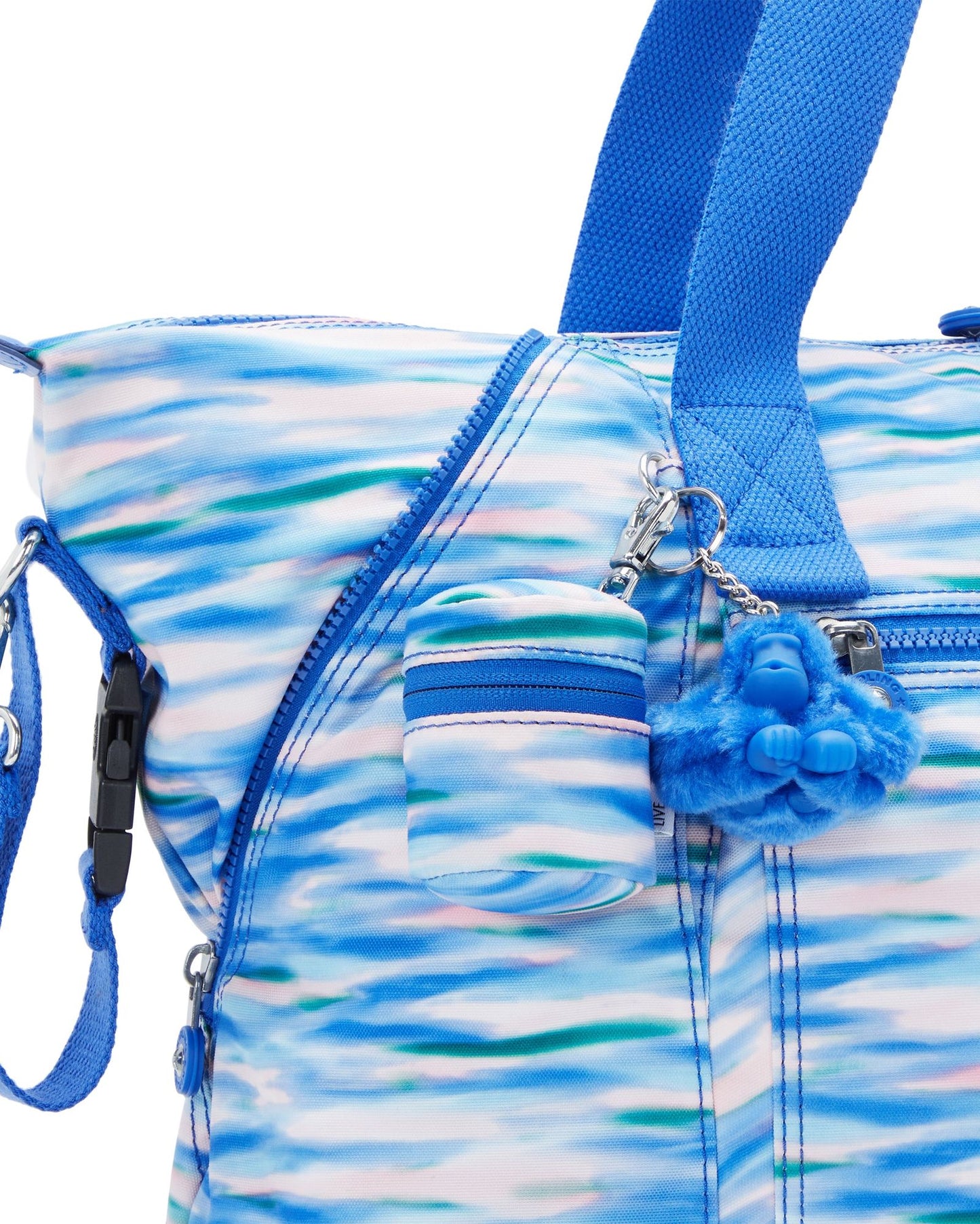 Kipling Art M Baby Bag Diluted Blue Large Baby Bag with Changing Mat C2I7666-TX9