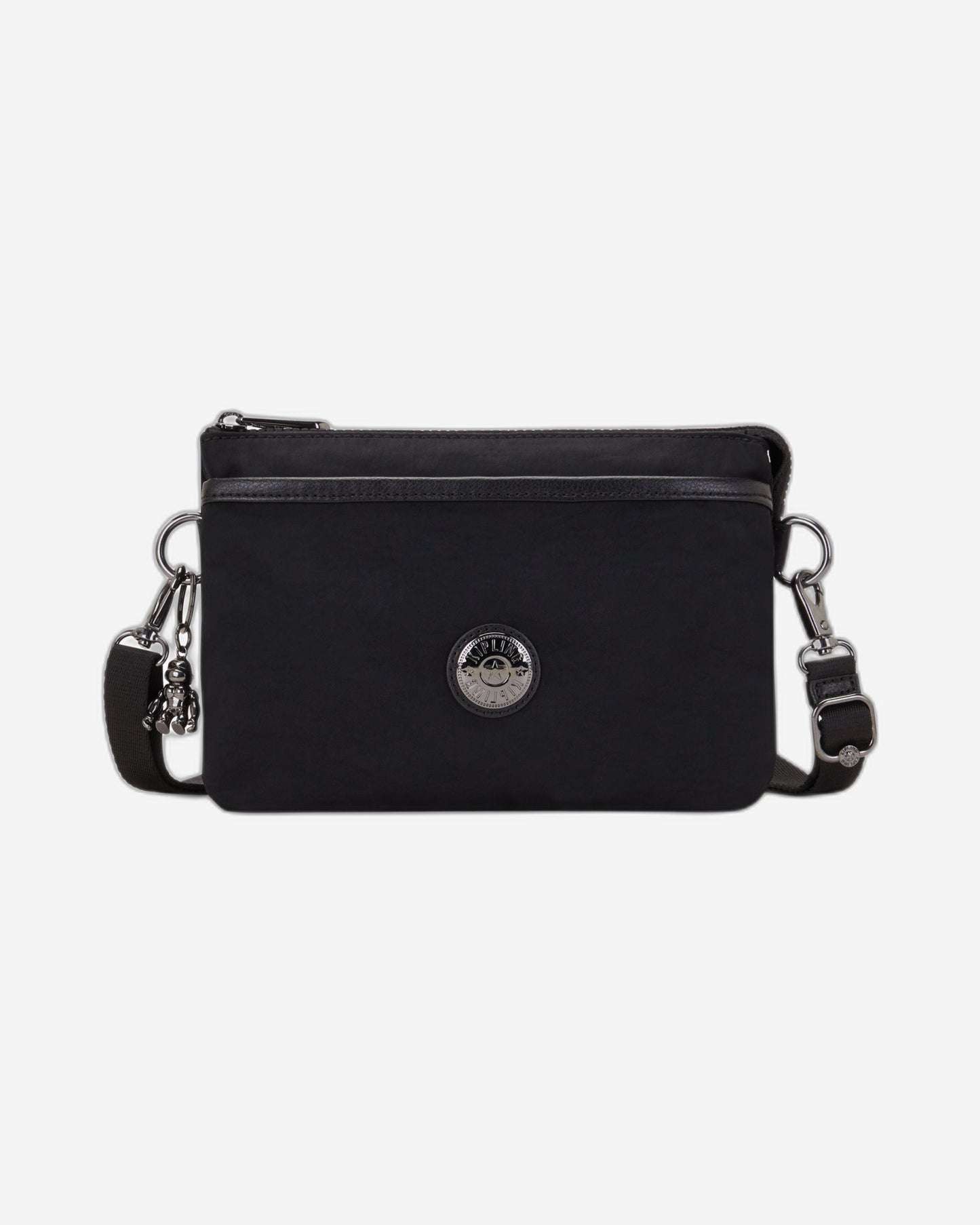 Kipling Riri Endless Black Large Pouch with Crossbody Strap C2I7679-TB4
