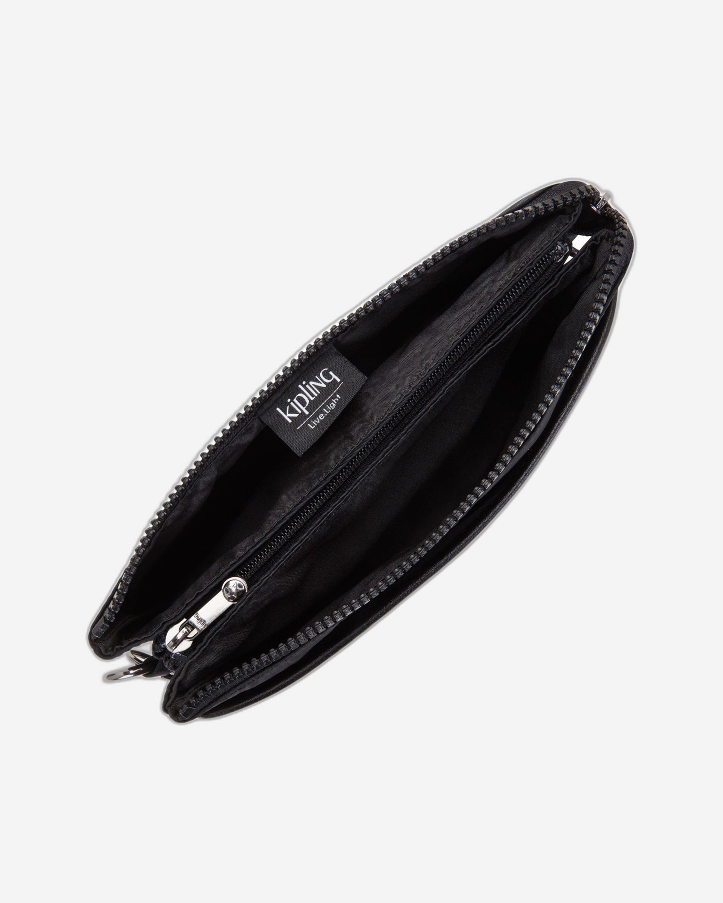 Kipling Riri Endless Black Large Pouch with Crossbody Strap C2I7679-TB4
