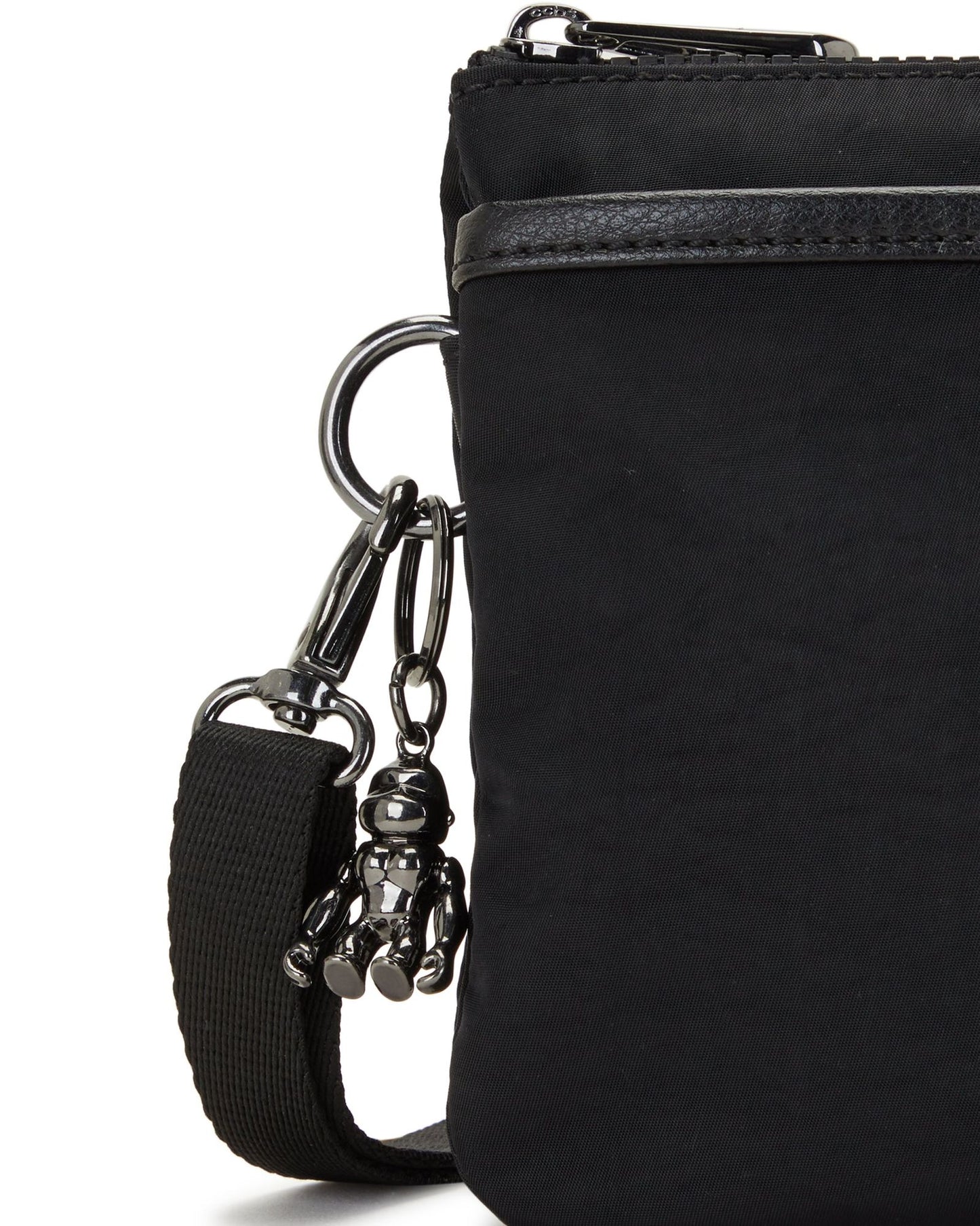 Kipling Riri Endless Black Large Pouch with Crossbody Strap C2I7679-TB4