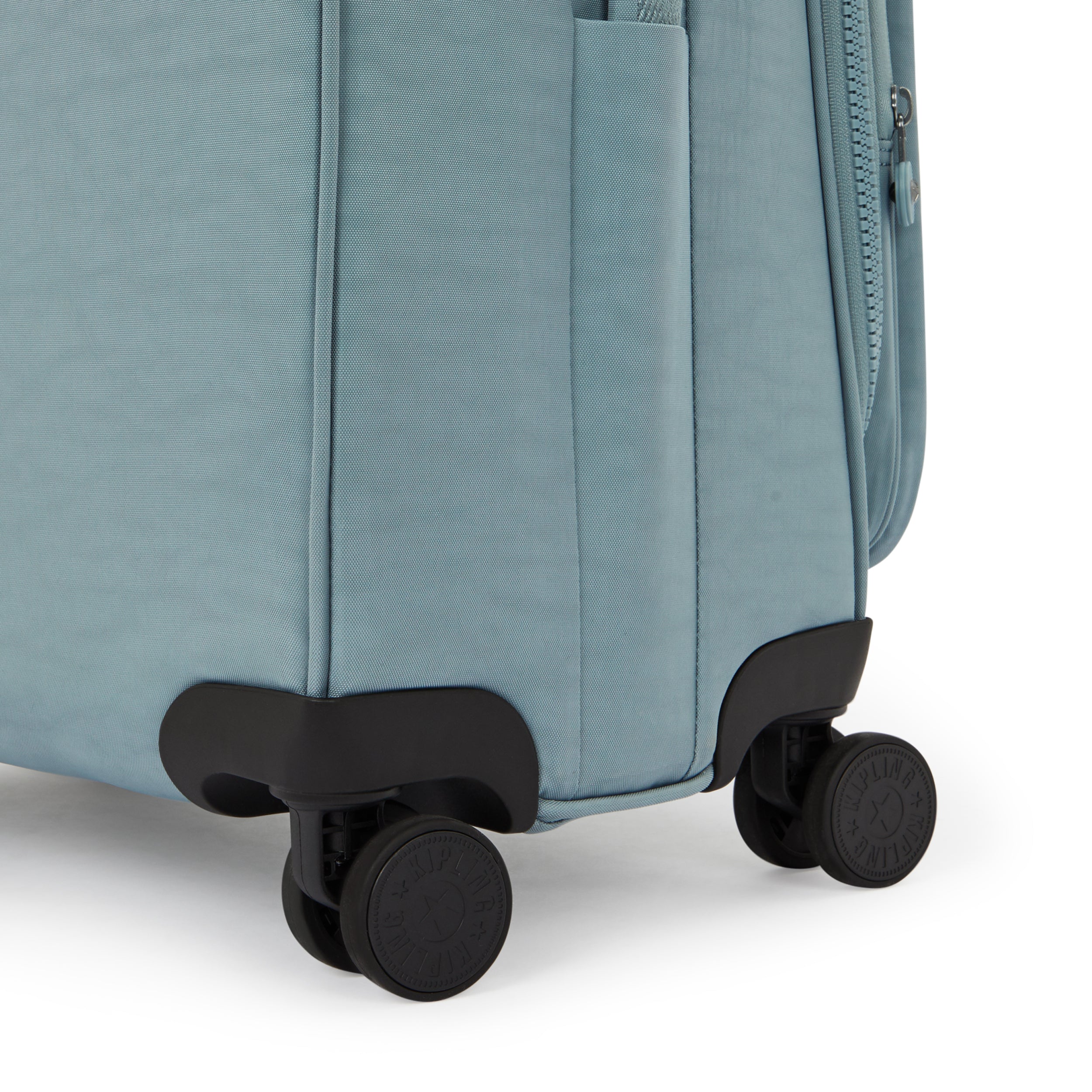 Kipling New Youri Spin M Relaxed Grey Medium Expandable Wheeled Luggage I7706-3NL