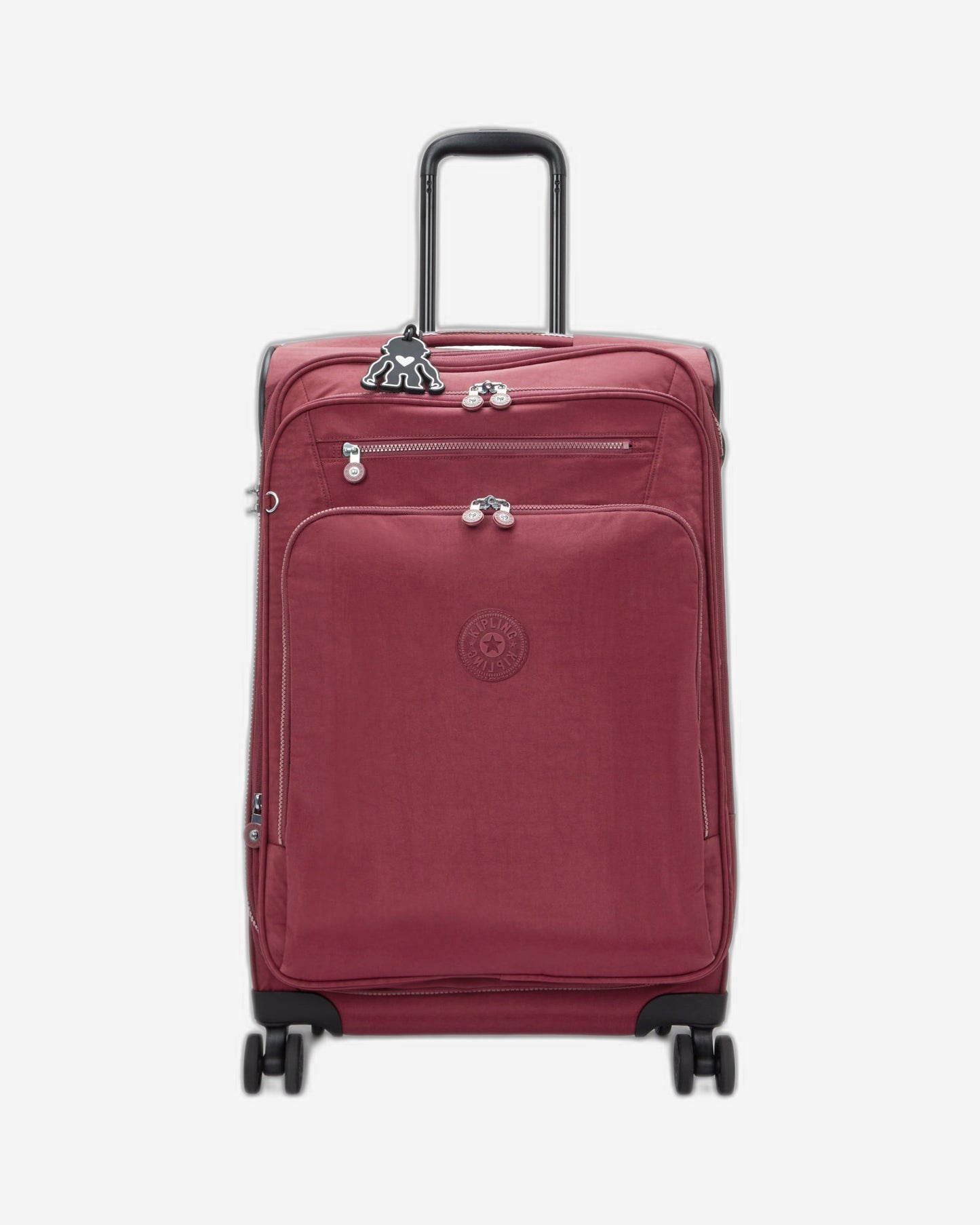 Kipling New Youri Spin M Lounge Wine Medium expandable wheeled luggage I7706-5FW