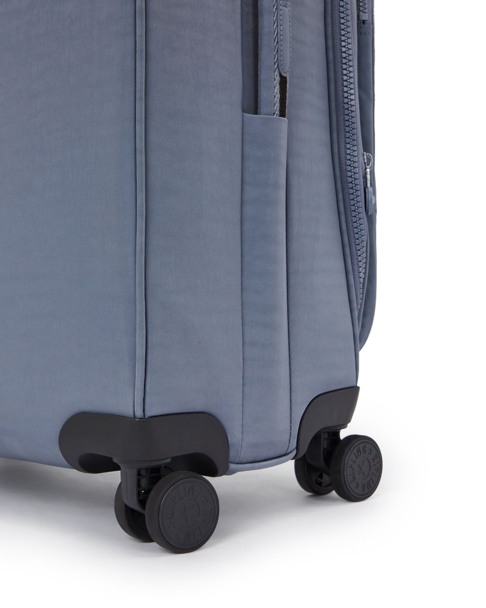 Kipling New Youri Spin M Blue Stone Expandable Wheeled Luggage I7706-6FB