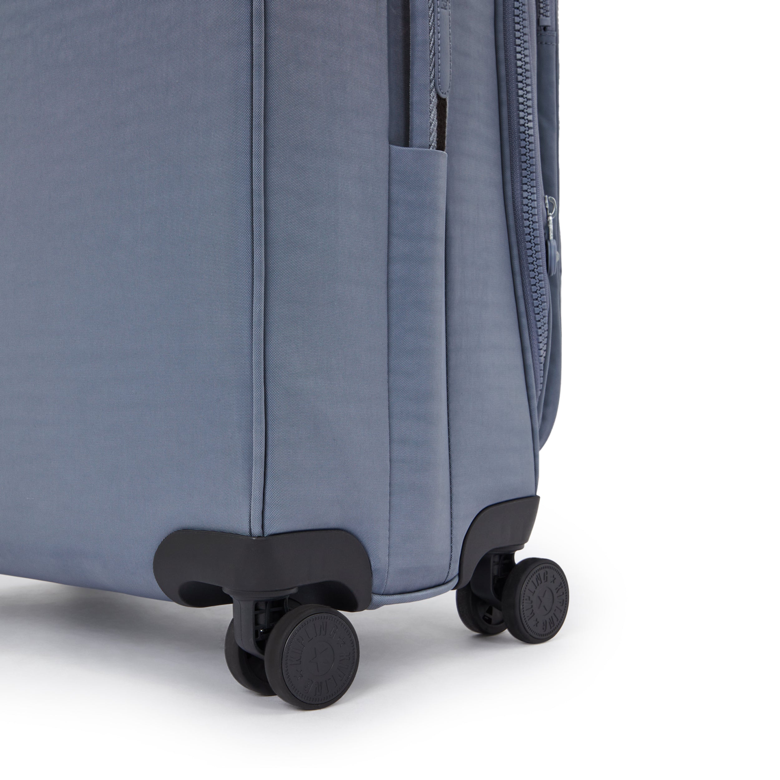 Kipling New Youri Spin M Blue Stone Medium expandable wheeled luggage I7706-6FB