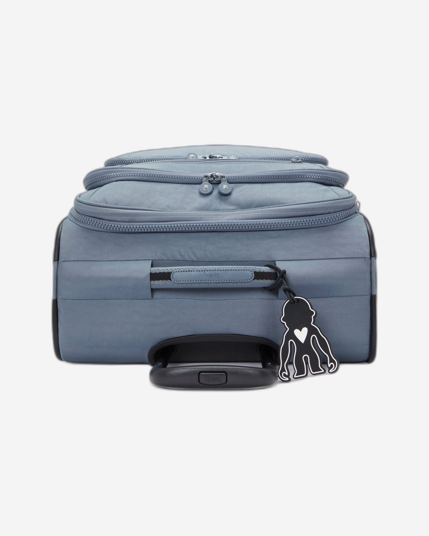 Kipling New Youri Spin M Blue Stone Medium expandable wheeled luggage I7706-6FB