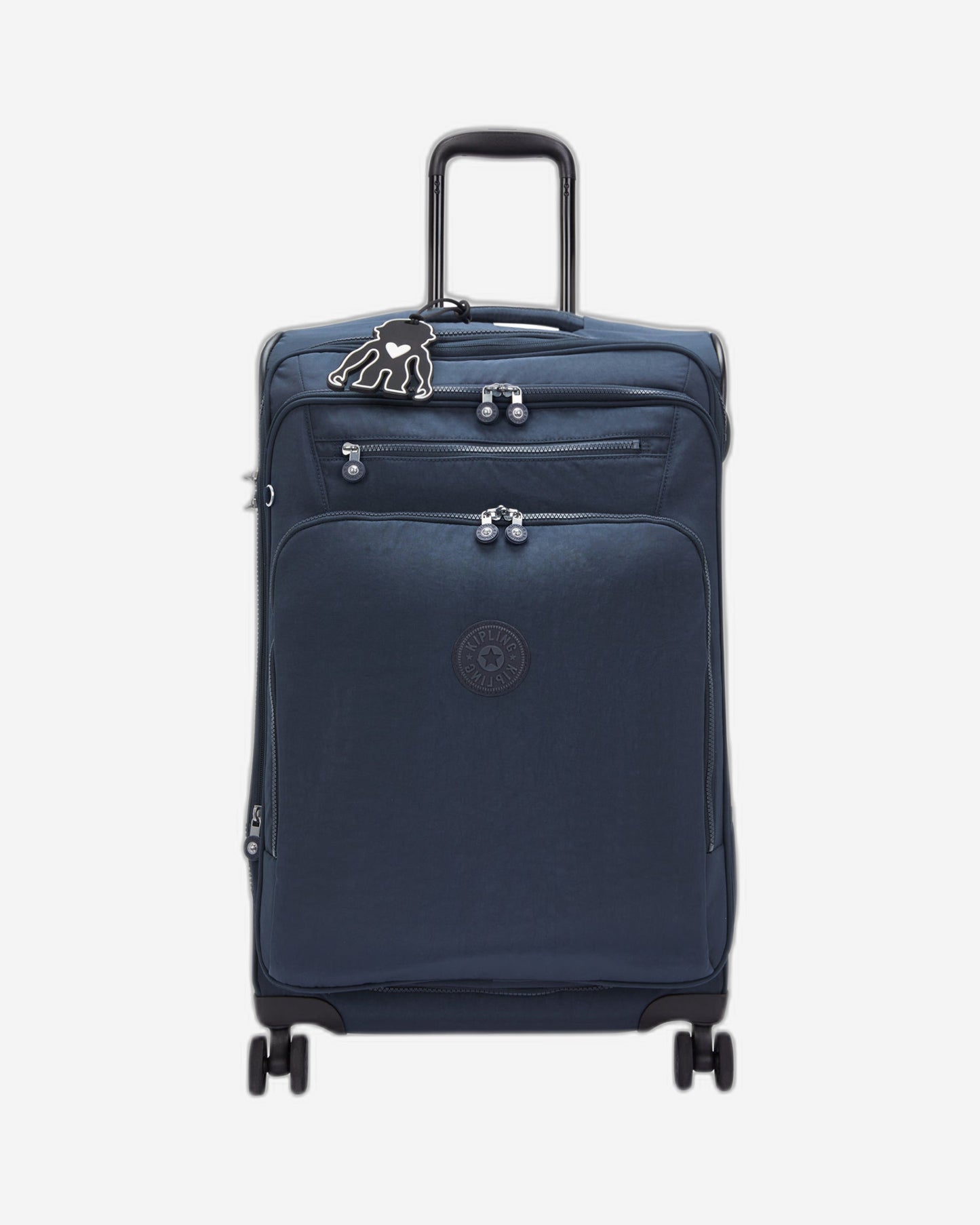 Kipling New Youri Spin M Blue Bleu 2 Medium Expandable Spinner C2I7706-96V