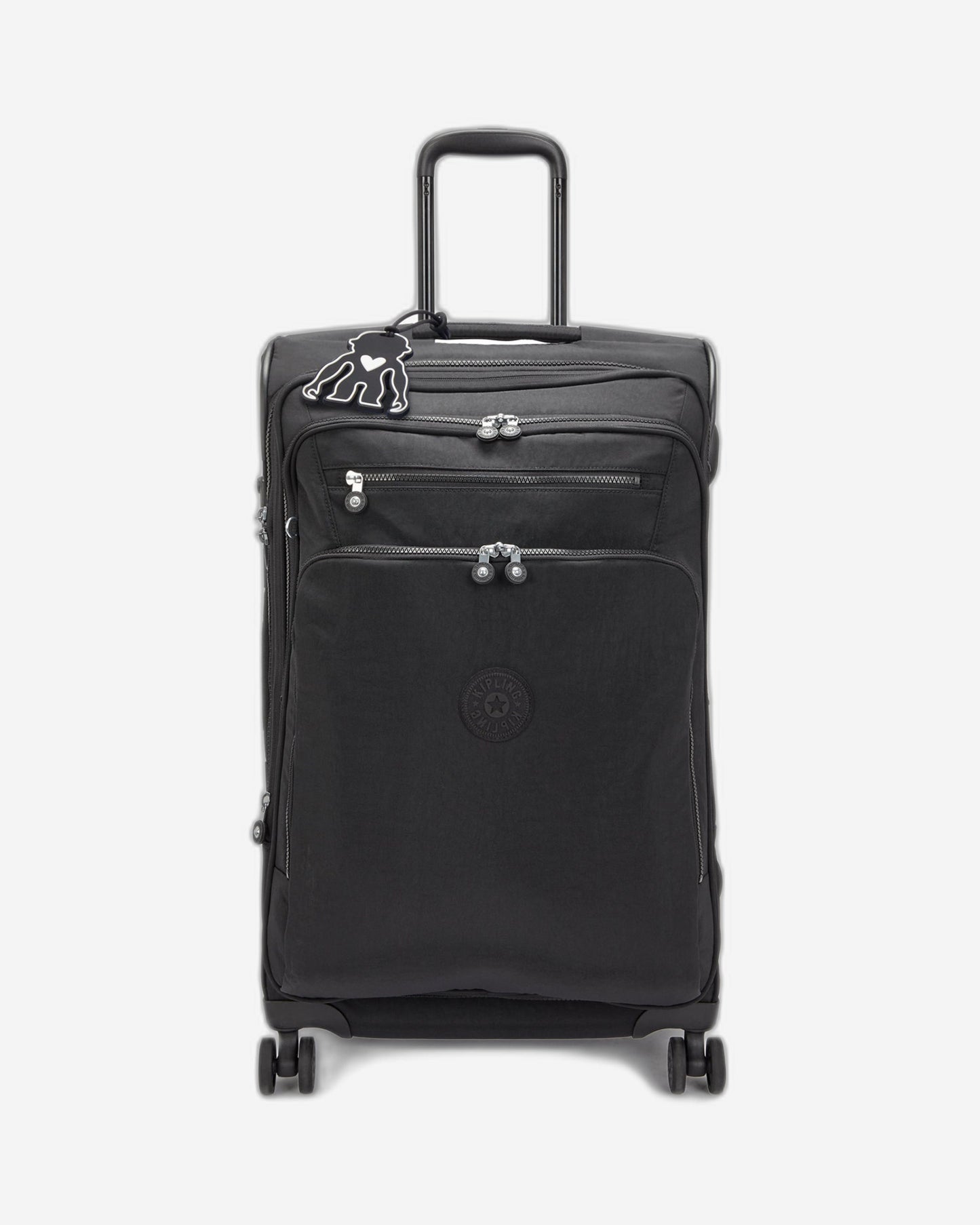 Kipling New Youri Spin M Black Noir Medium Expandable Spinner C2I7706-P39