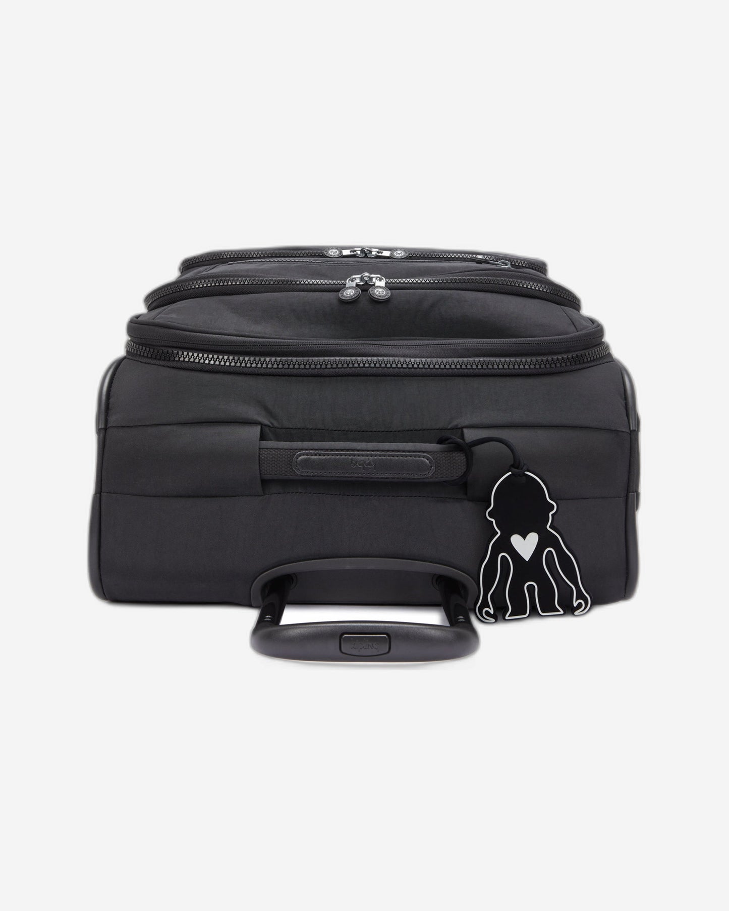 Kipling New Youri Spin M Black Noir Medium Expandable Spinner C2I7706-P39