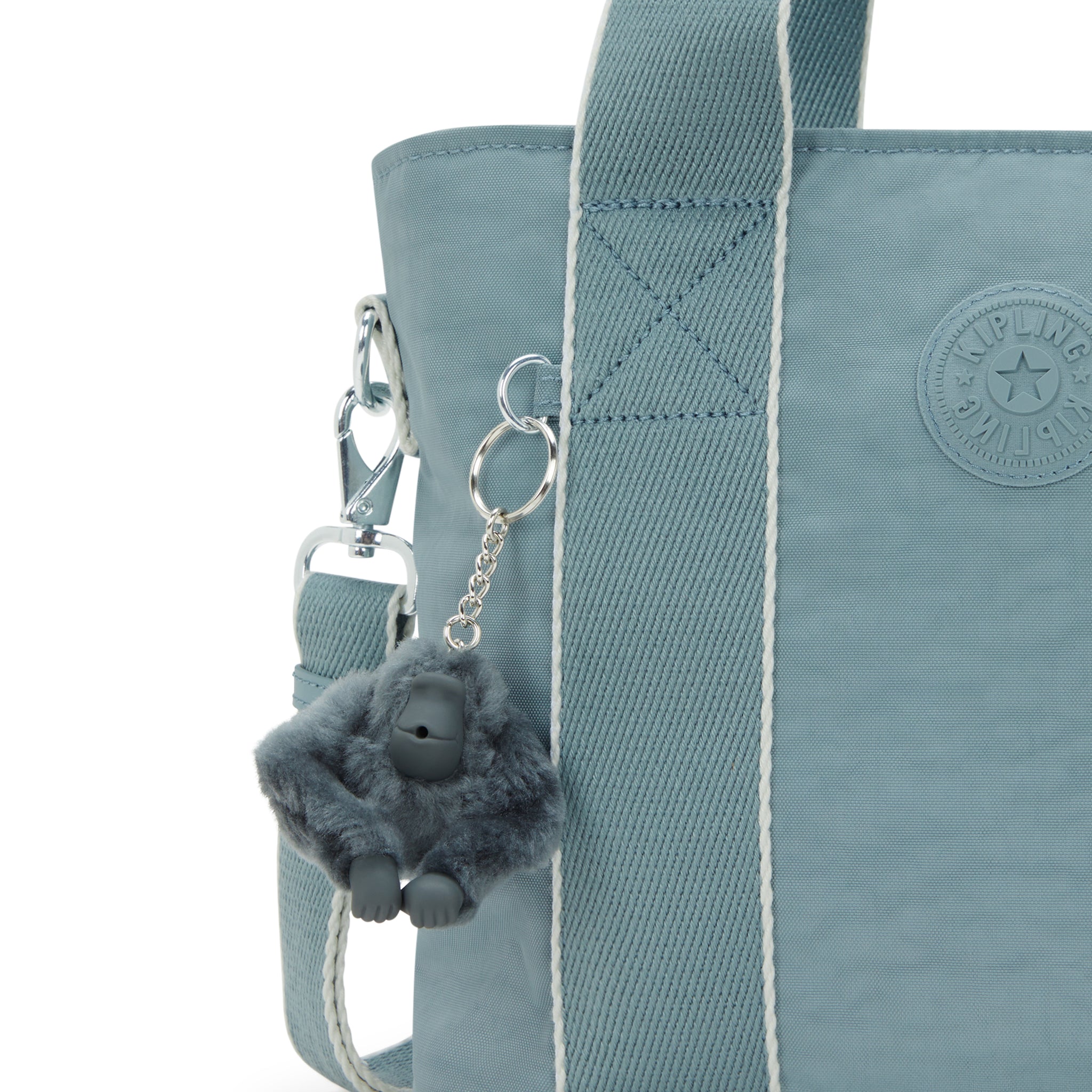 Kipling Minta M Relaxed Grey Tote Bag I7725-3NL