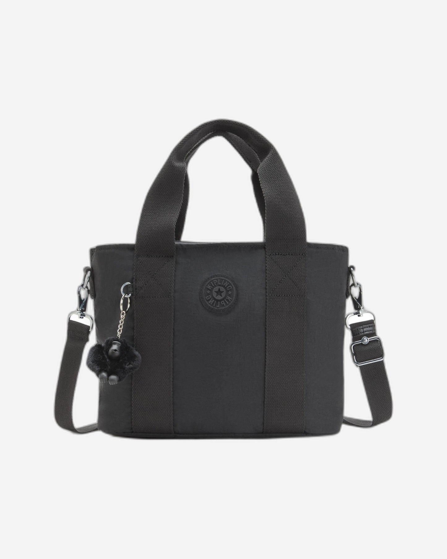 Kipling Minta M Black Noir Medium Tote Bag C2I7725-P39