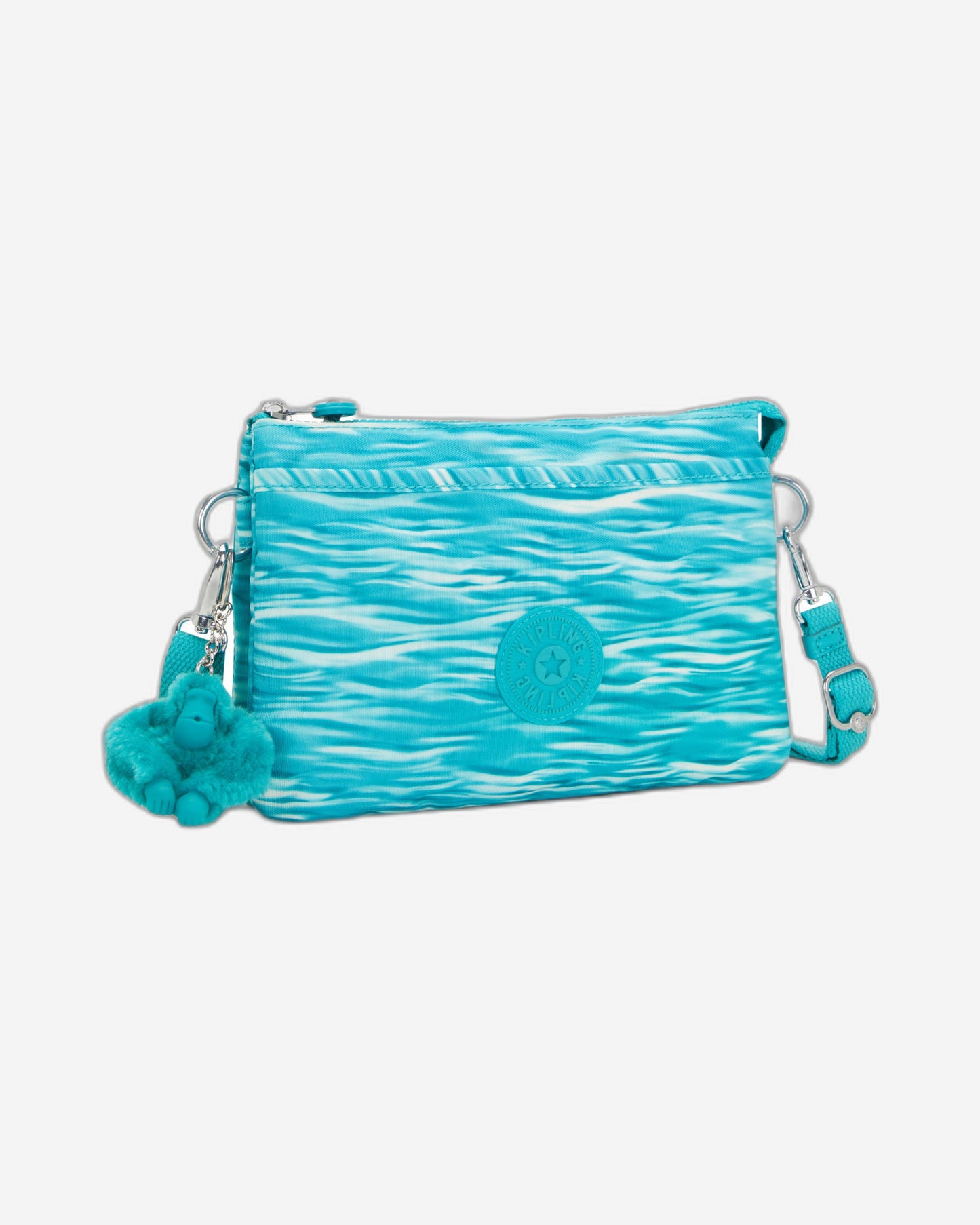 Kipling Riri Aqua Pool Large Pouch with Crossbody Strap C2I7780-5MF