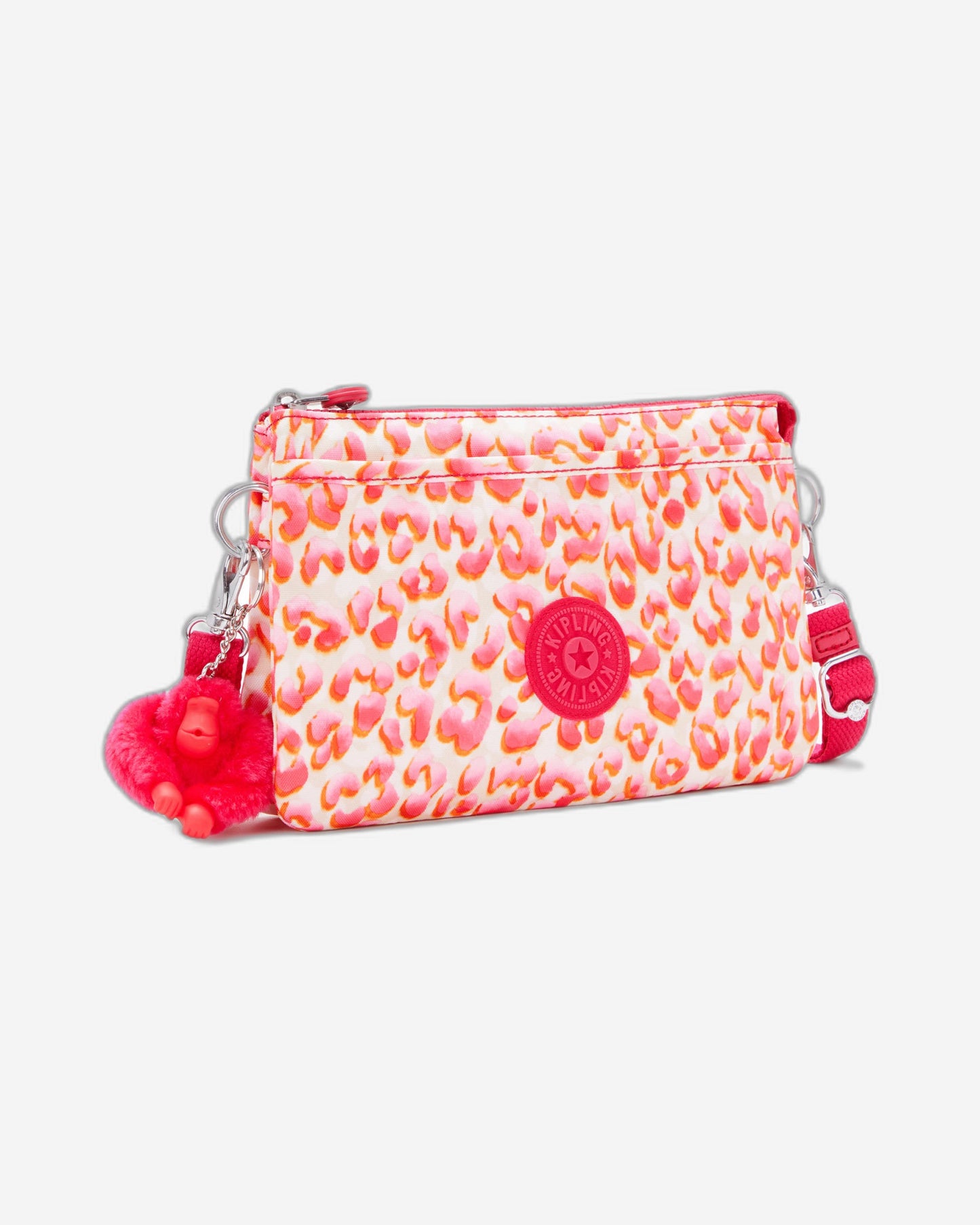 Kipling Riri Latin Cheetah Large Pouch with Crossbody Strap C2I7780-6LX