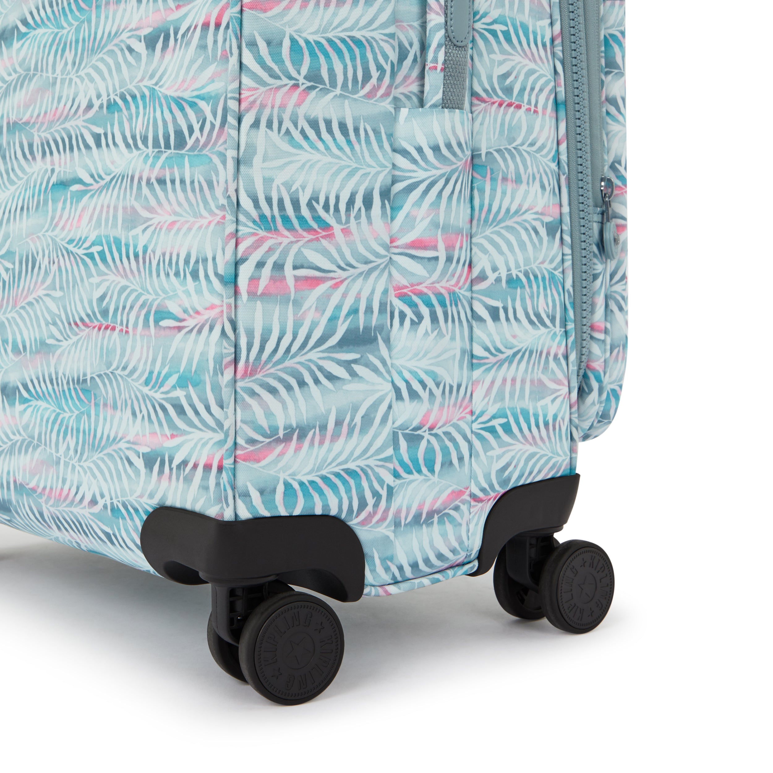 Kipling New Youri Spin M Palmtree Leaves Medium Expandable Wheeled Luggage I7788-3QN