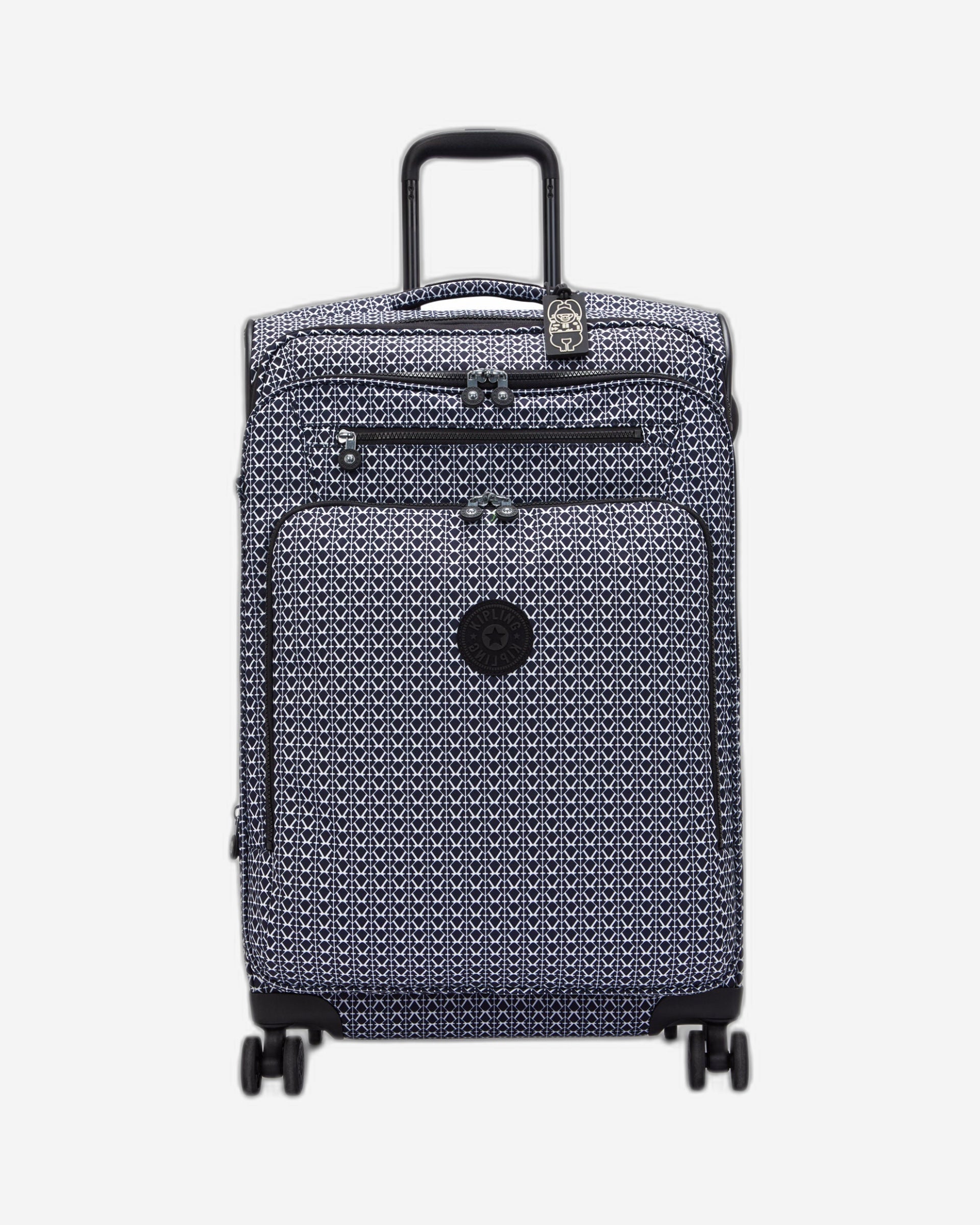 Kipling New Youri Spin M Signature Print Medium Expandable Spinner C2I7788-DD2