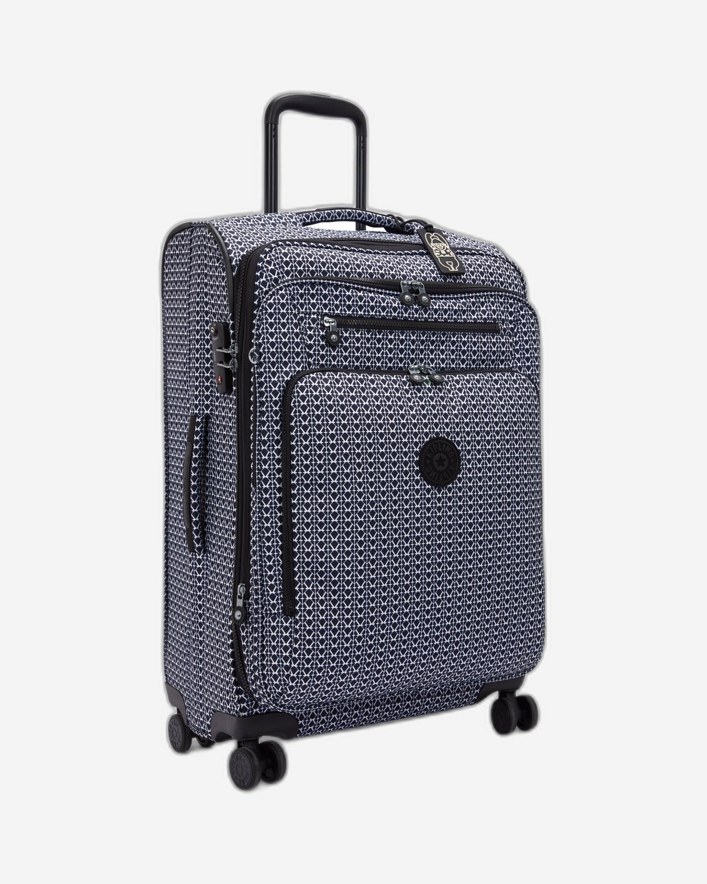 Kipling New Youri Spin M Signature Print Medium Expandable Spinner C2I7788-DD2