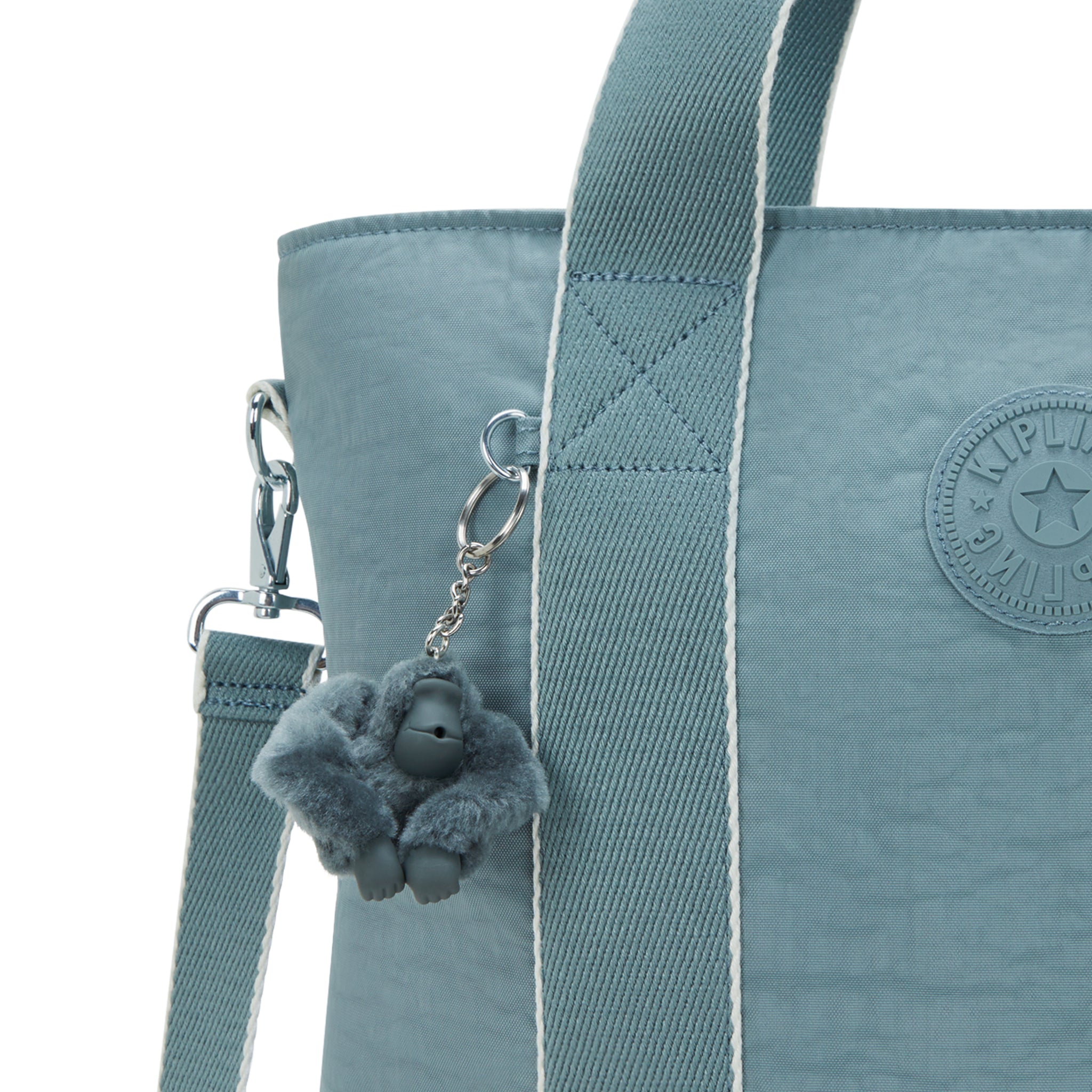 Kipling Minta L Relaxed Grey Tote Bag I7807-3NL