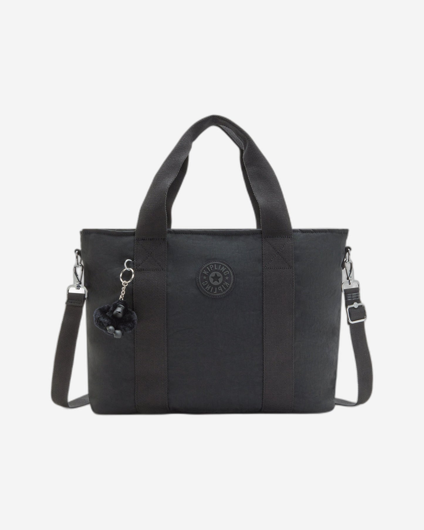 Kipling Minta L Black Noir Large Tote Bag C2I7807-P39