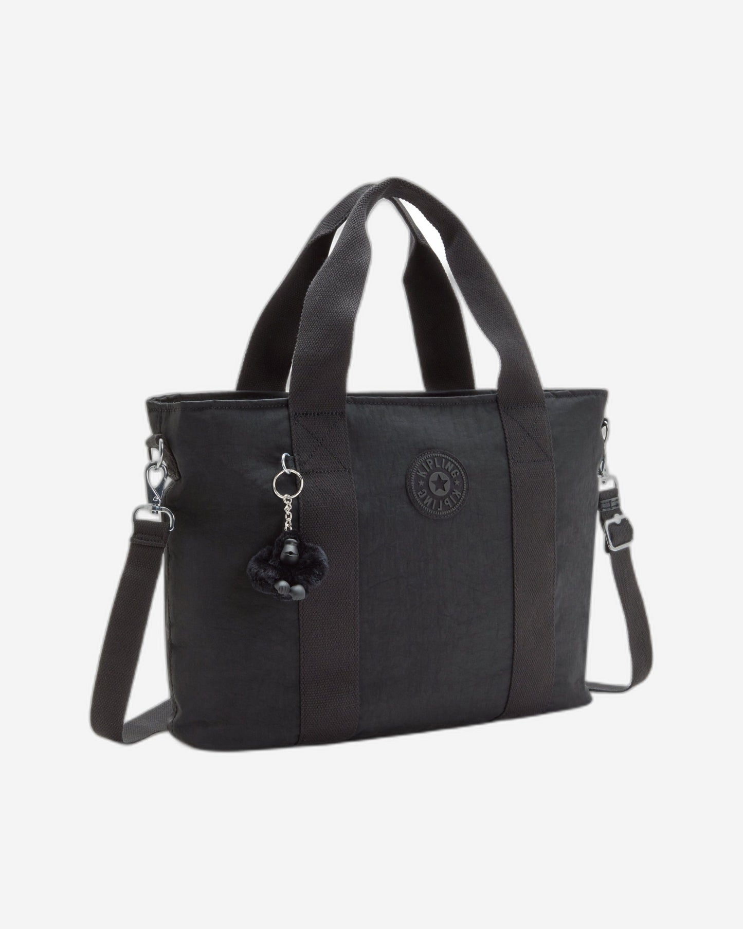Kipling Minta L Black Noir Large Tote Bag C2I7807-P39