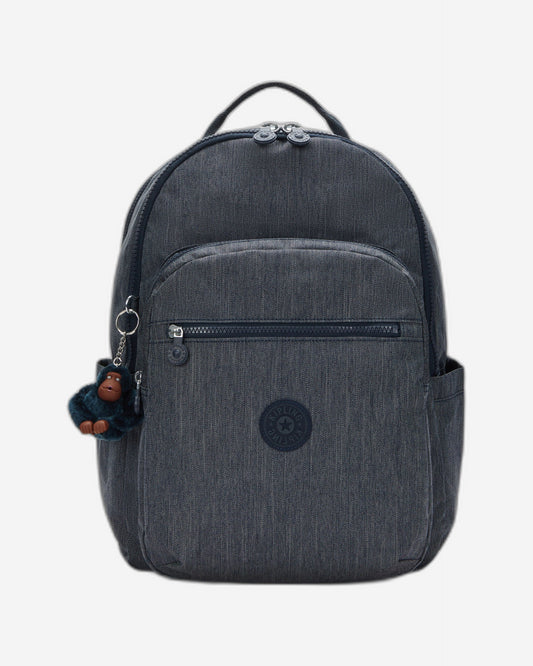 Kipling Seoul College Marine Navy Large Backpack C2I7866-58C