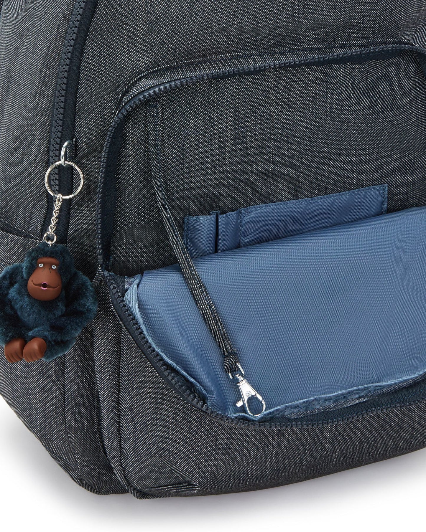 Kipling Seoul College Marine Navy Large Backpack C2I7866-58C