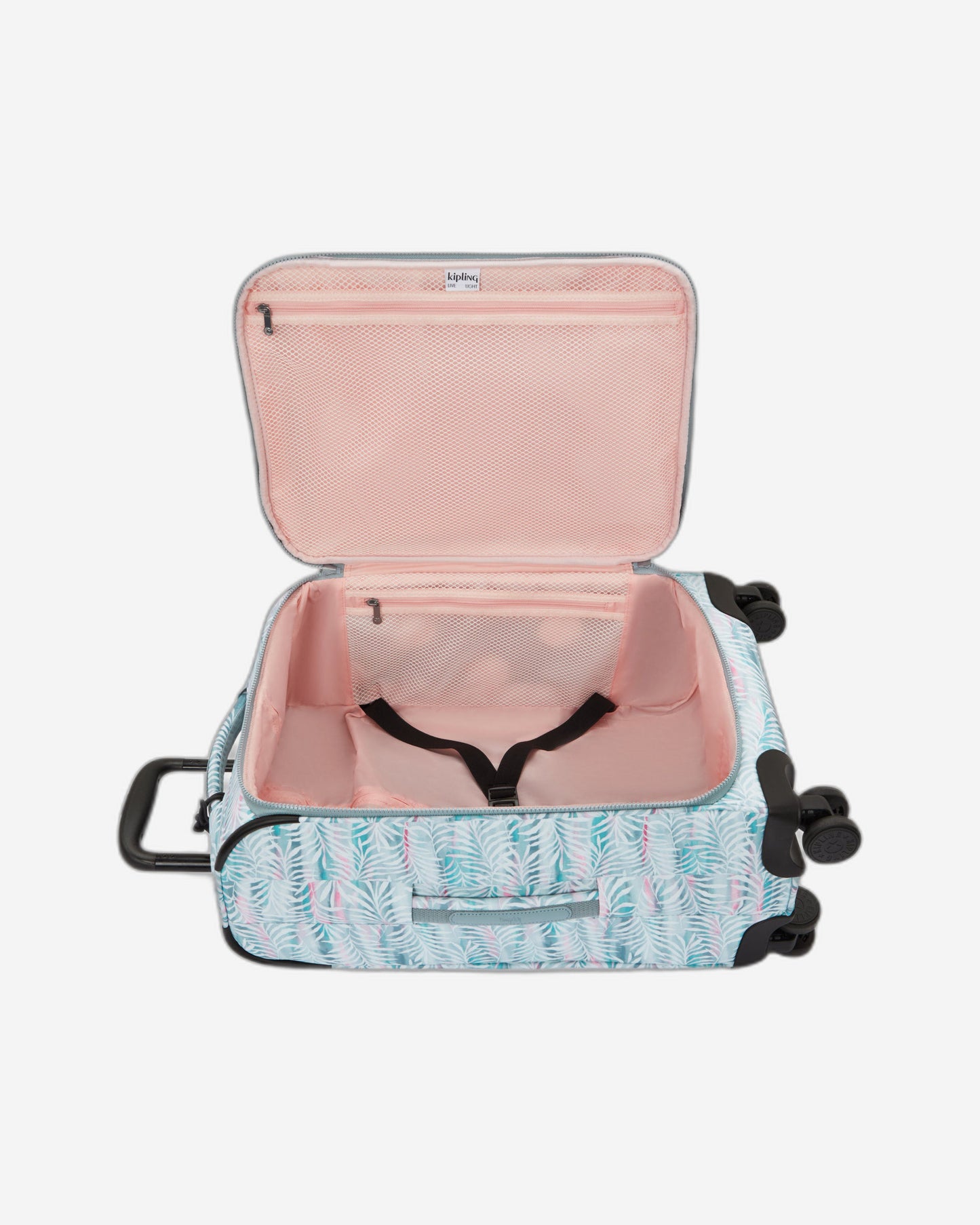 Kipling New Youri Spin S Palmtree Leaves Small Wheeled Luggage I7916-3QN