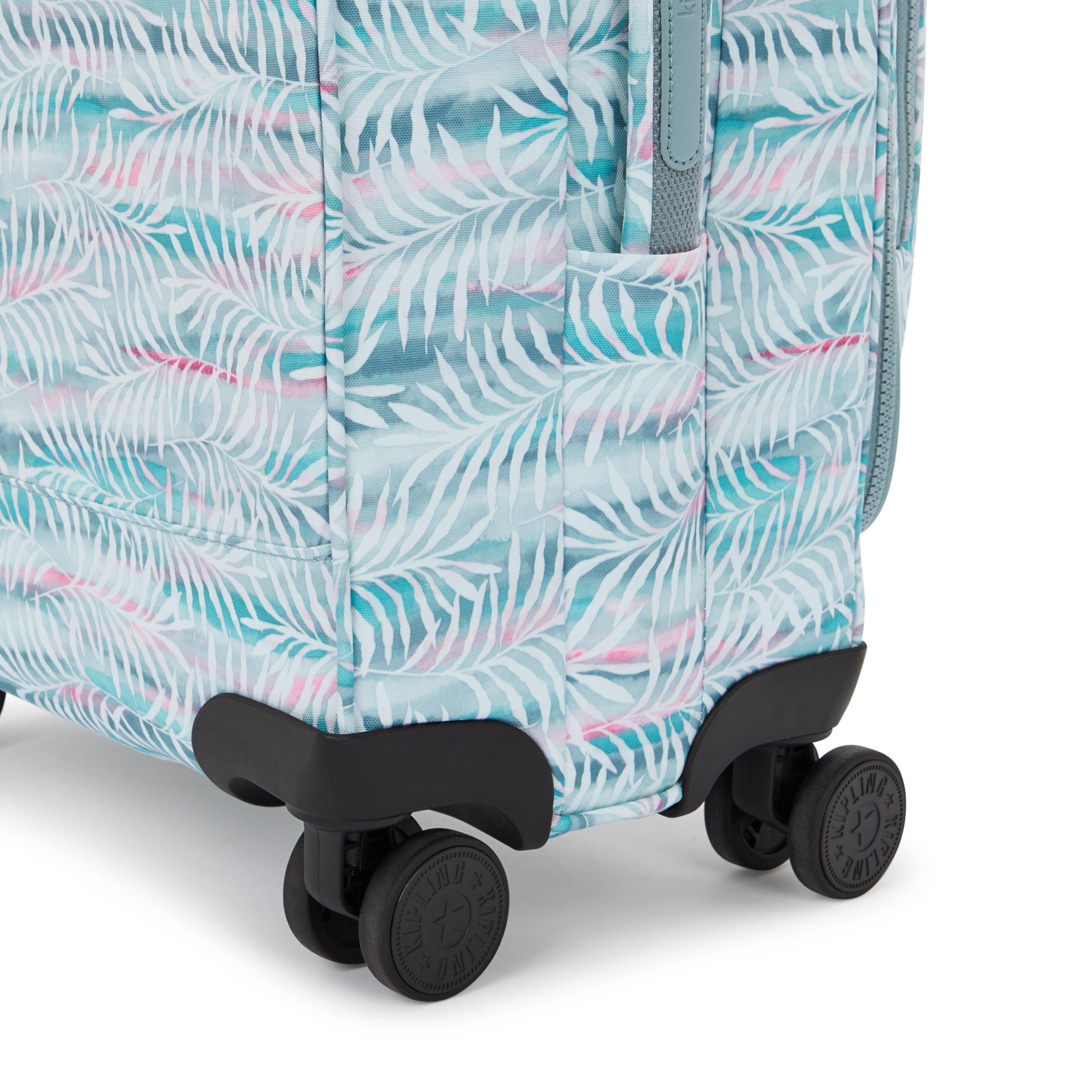 Kipling New Youri Spin S Palmtree Leaves Small Wheeled Luggage I7916-3QN