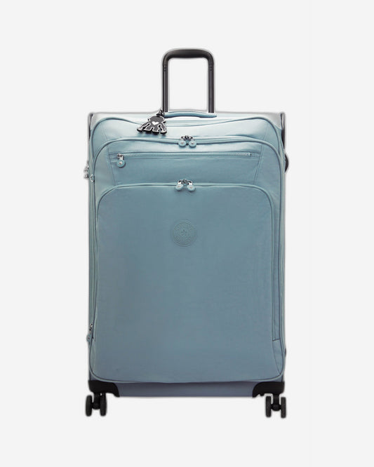 Kipling New Youri Spin L Relaxed Grey Large Expandable Wheeled Luggage I7930-3NL
