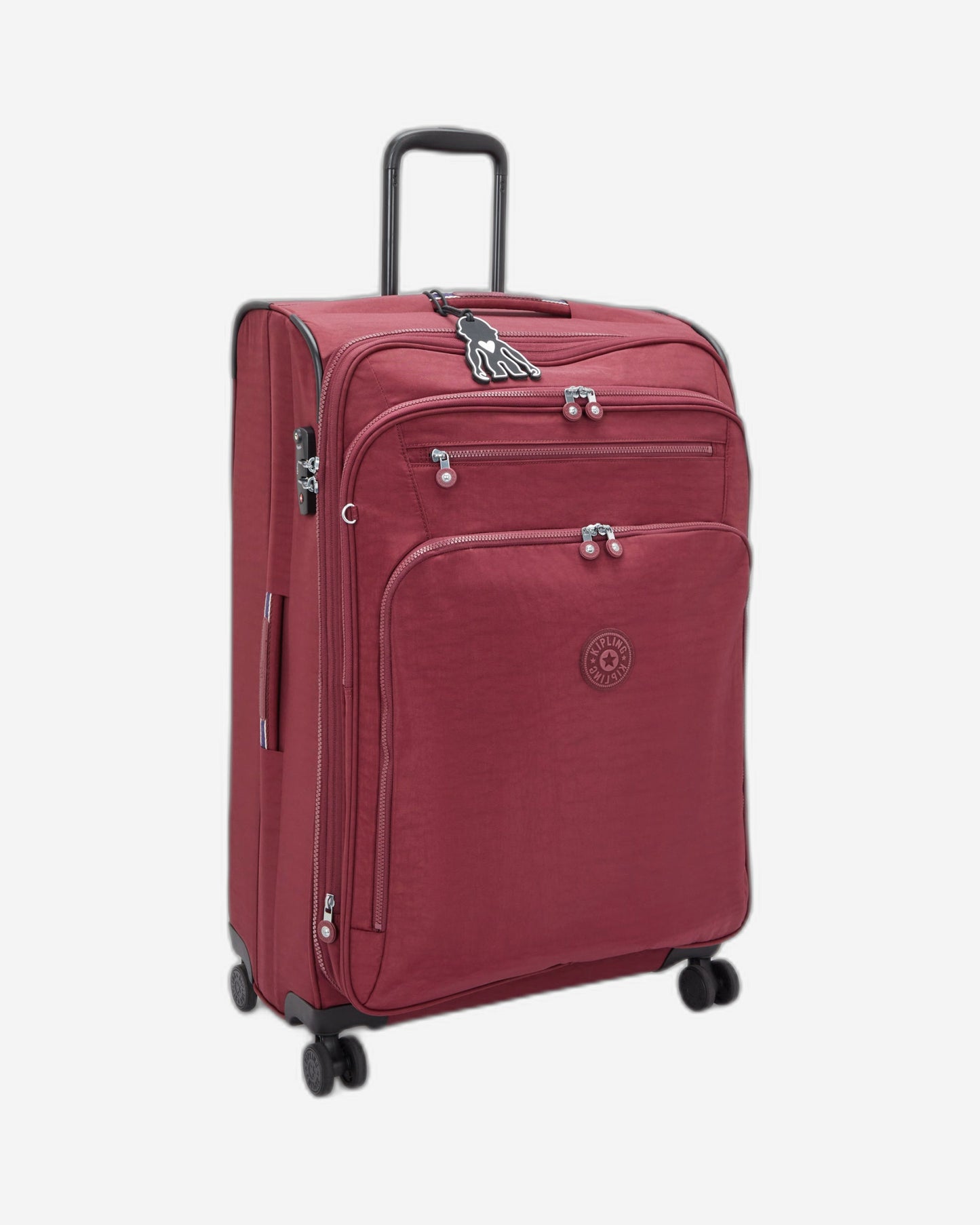 Kipling New Youri Spin L Lounge Wine Large expandable wheeled luggage I7930-5FW