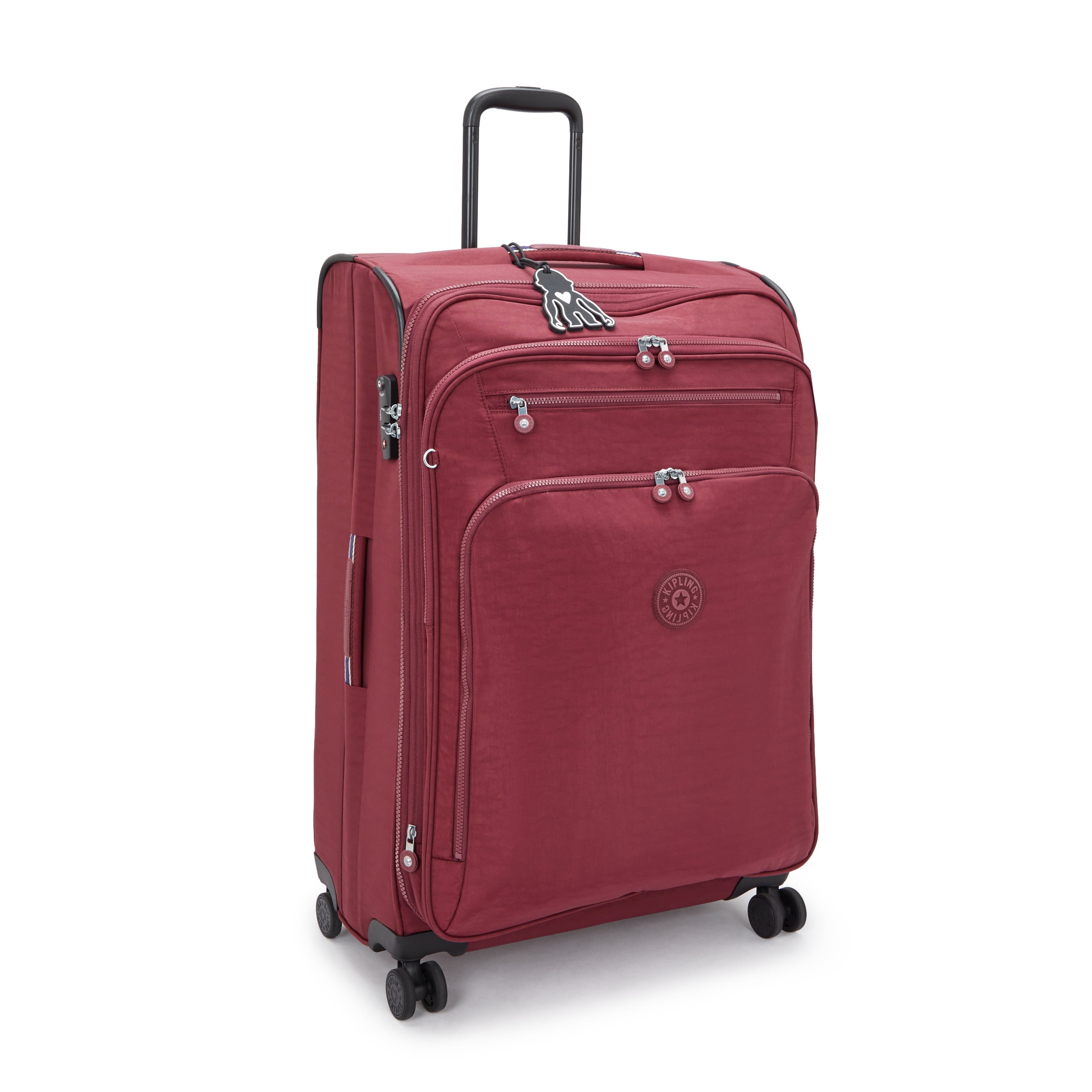 Kipling New Youri Spin L Lounge Wine Large expandable wheeled luggage I7930-5FW