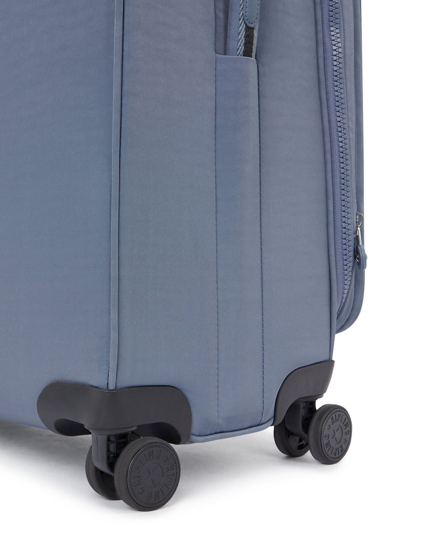 Kipling New Youri Spin L Blue Stone Large expandable wheeled luggage I7930-6FB