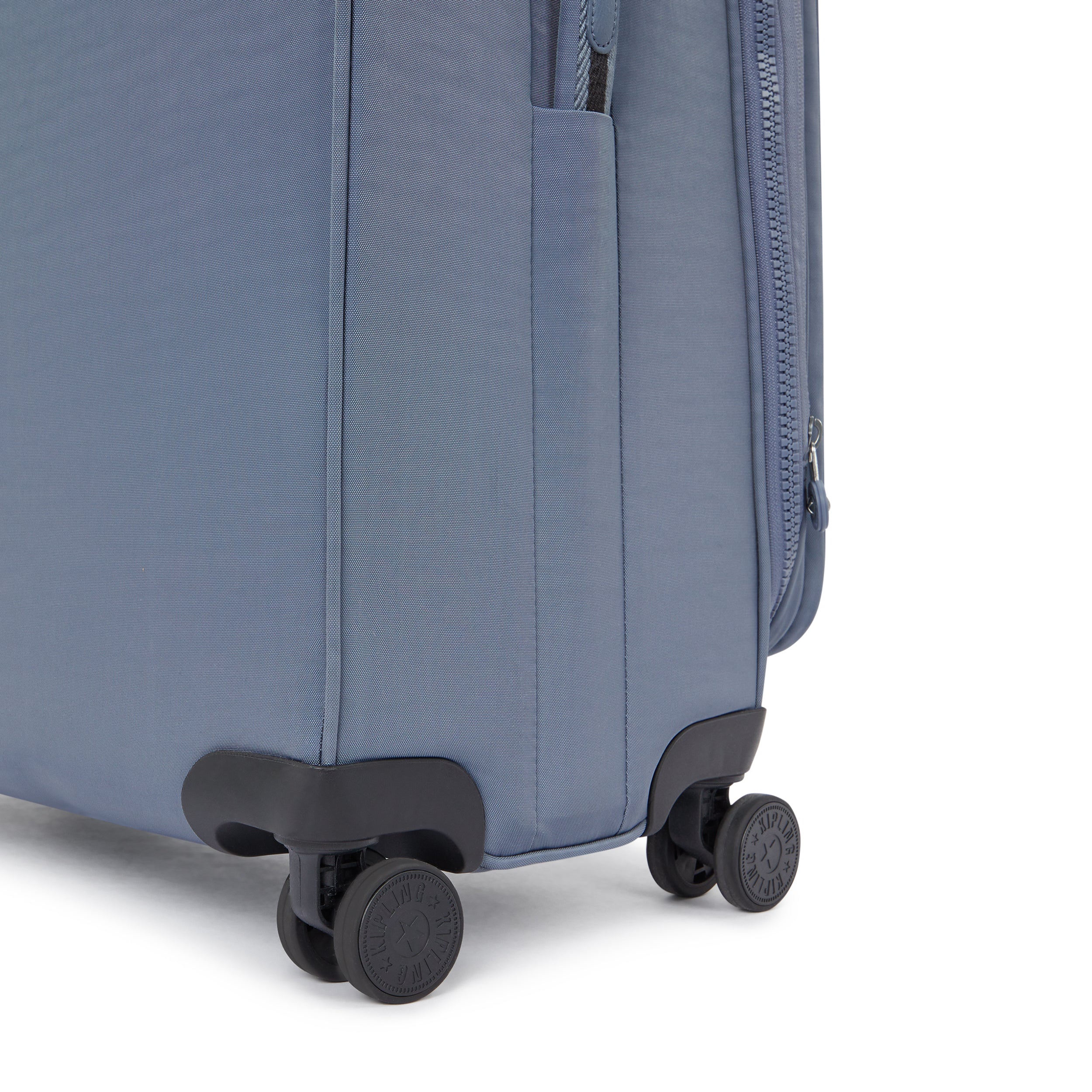 Kipling New Youri Spin L Blue Stone Large expandable wheeled luggage I7930-6FB