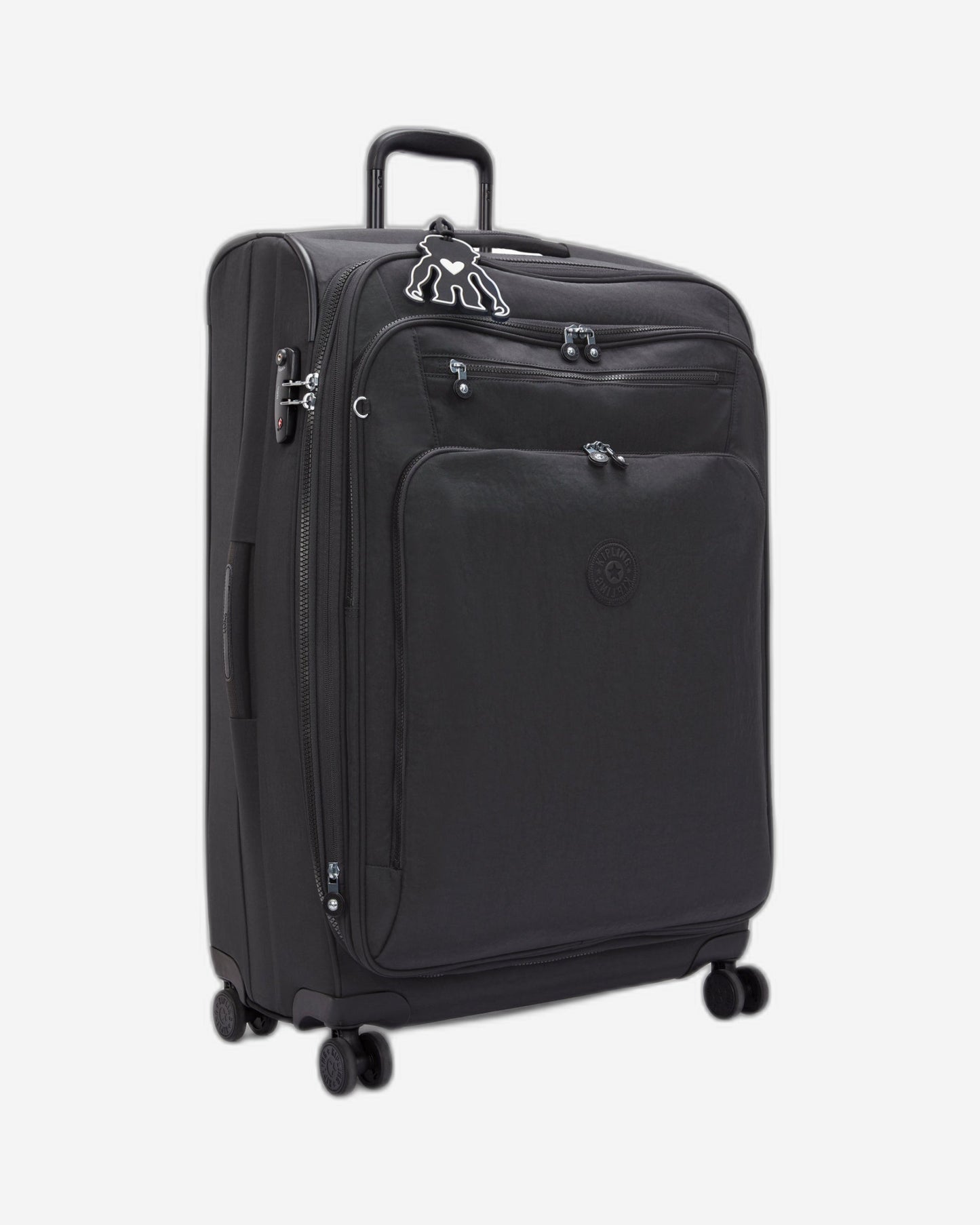 Kipling New Youri Spin Black Noir Large Expandable Spinner C2I7930-P39