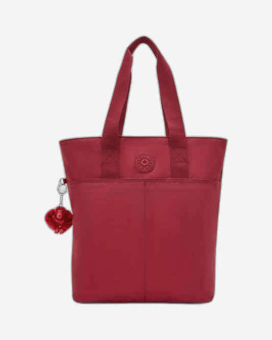 Kipling Hanifa Funky Red Large Tote I7937-4SS