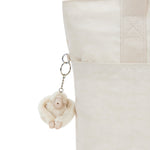 Kipling Hanifa Hideaway Beige Tote Bag I7937-7JR