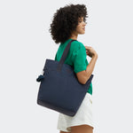 Kipling Hanifa Blue Bleu 2 Tote Bag I7937-96V