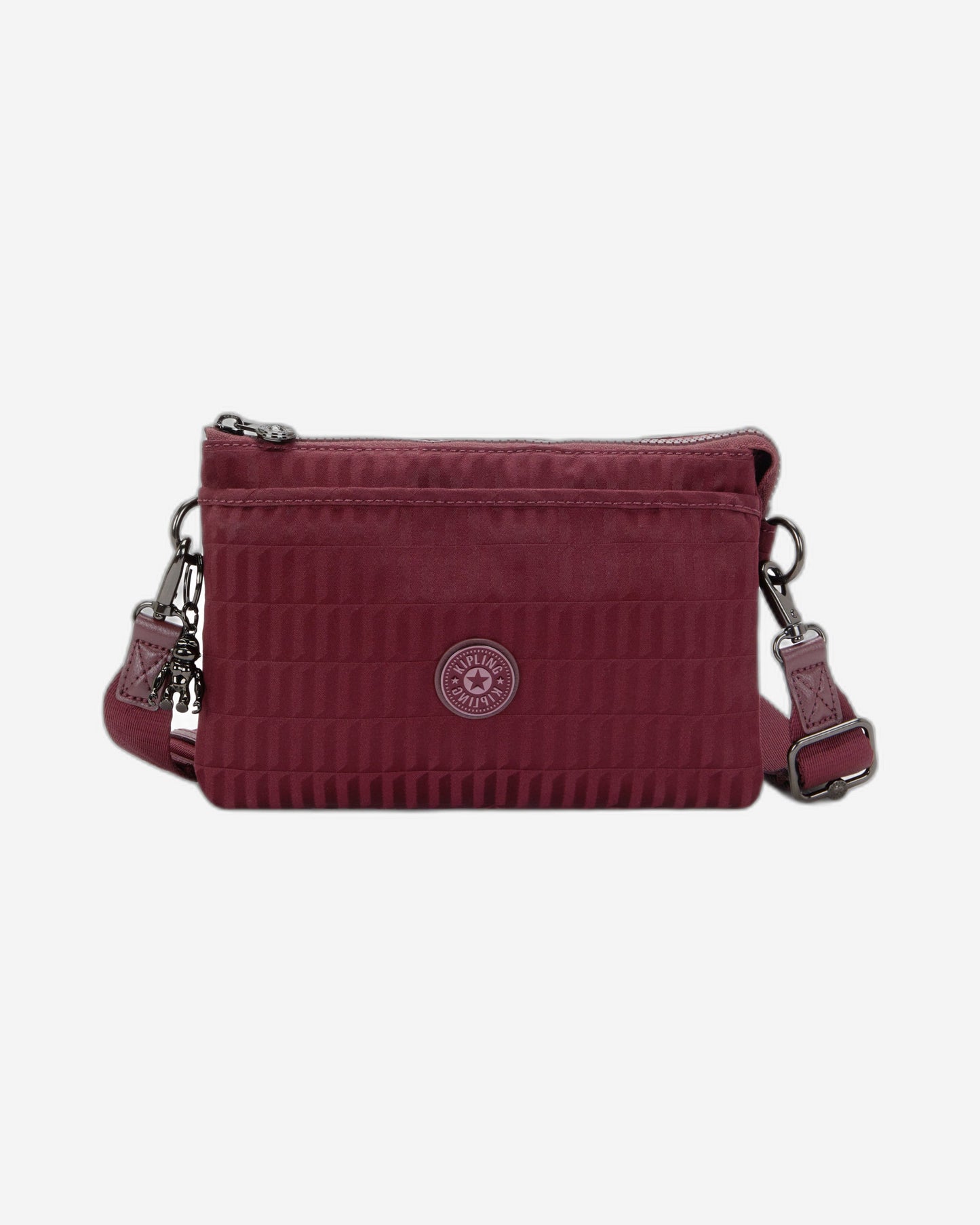Kipling Riri Maroon Tile Jq Small crossbody (with removable shoulderstrap) I7967-9HX